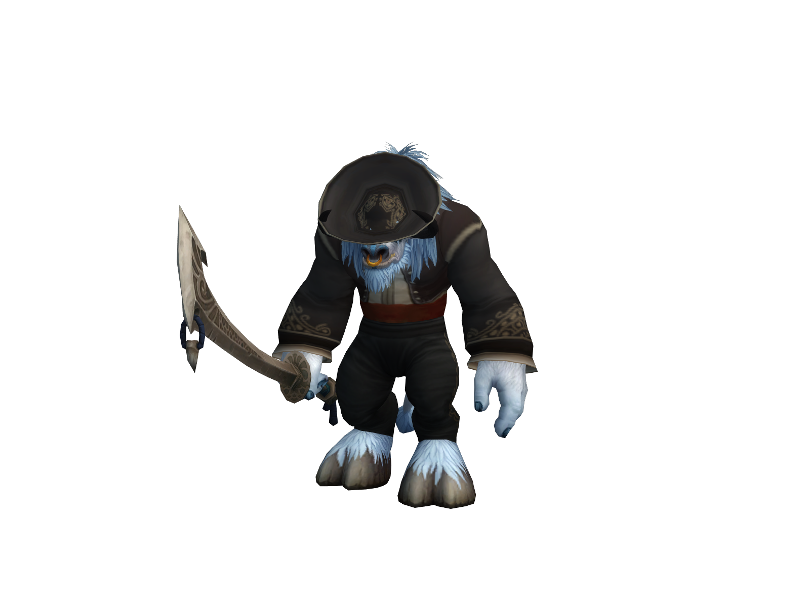Bakari 3D character render