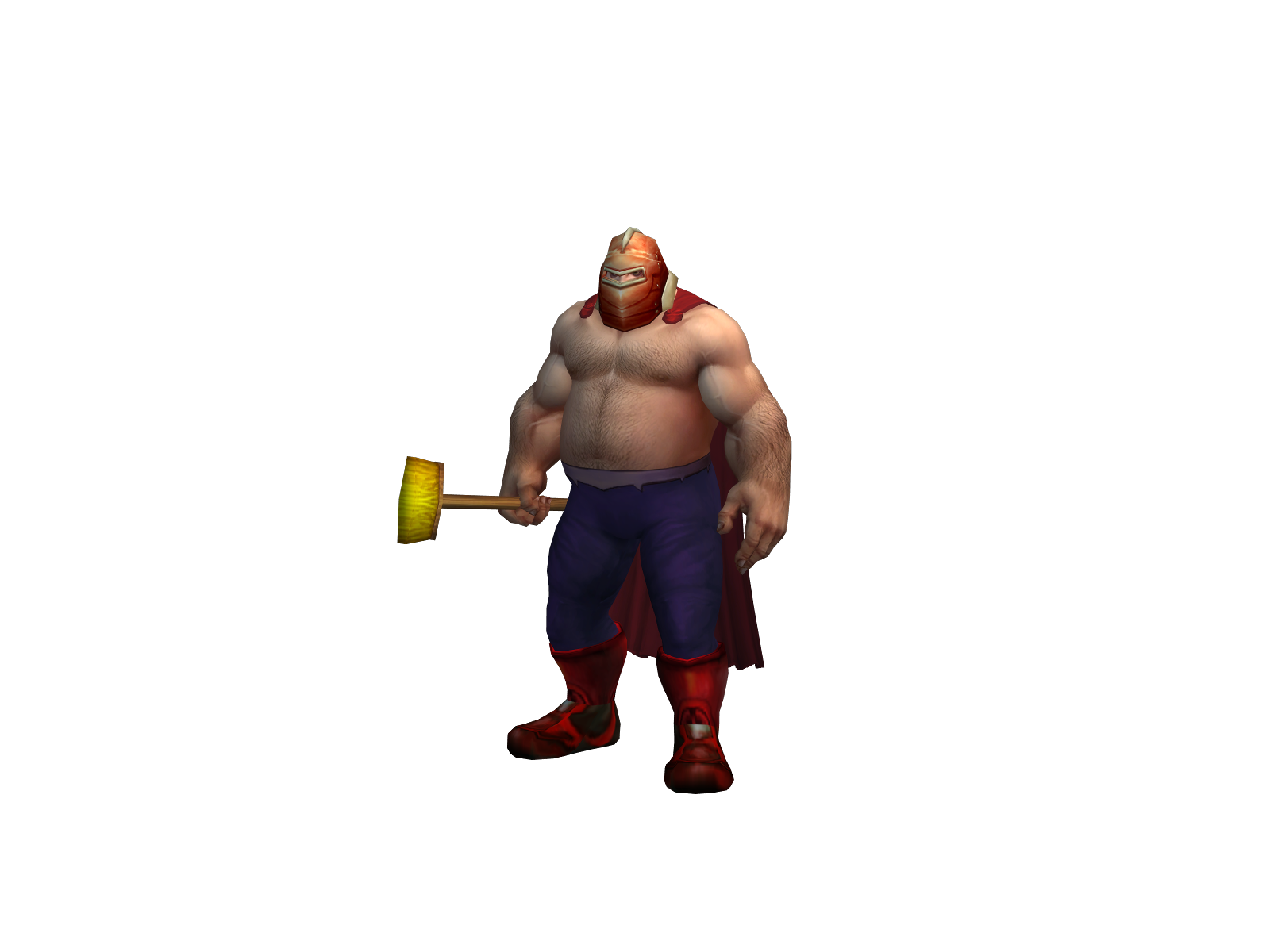 Nacholibre 3D character render