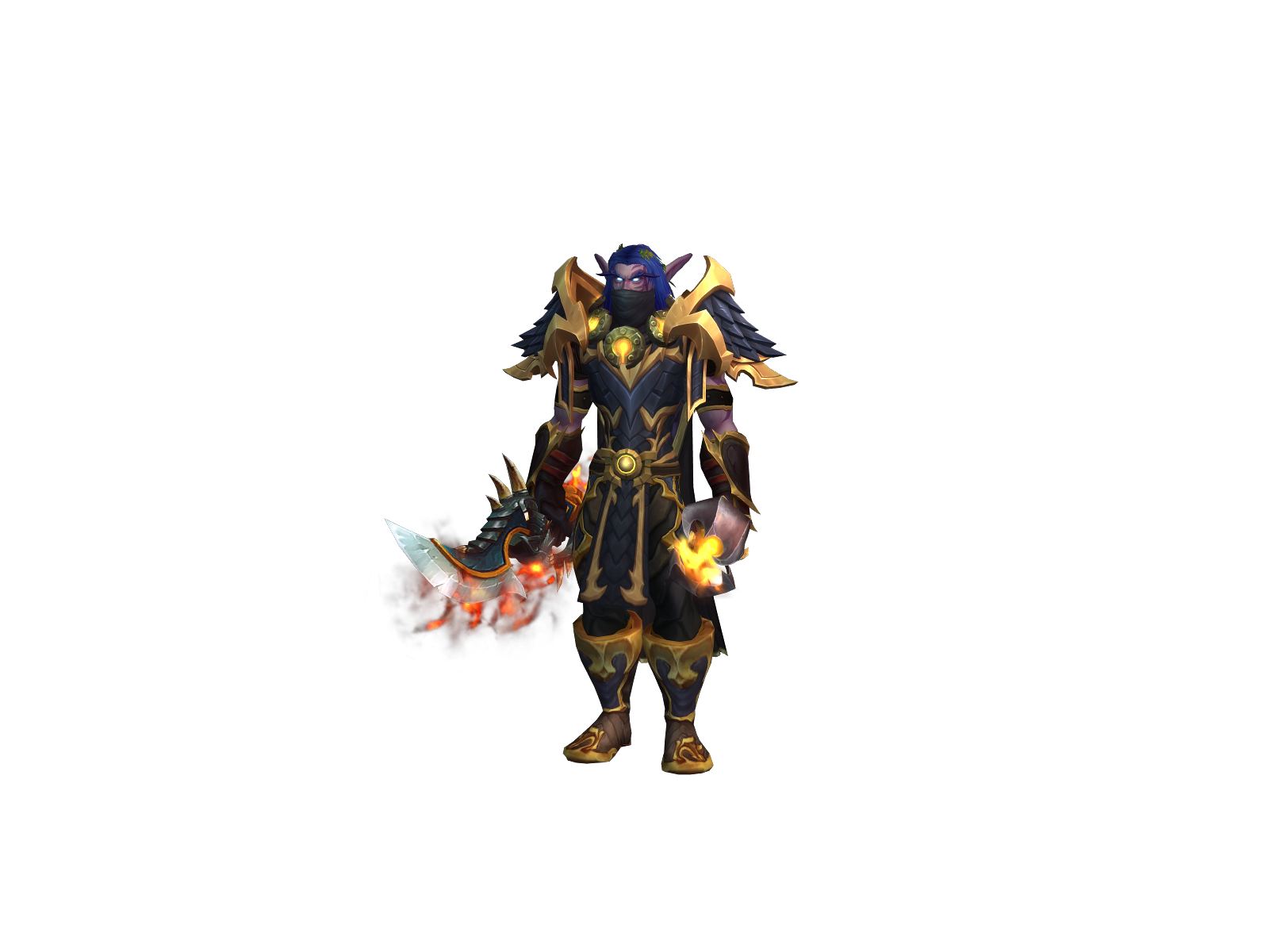 Wyldfire 3D character render
