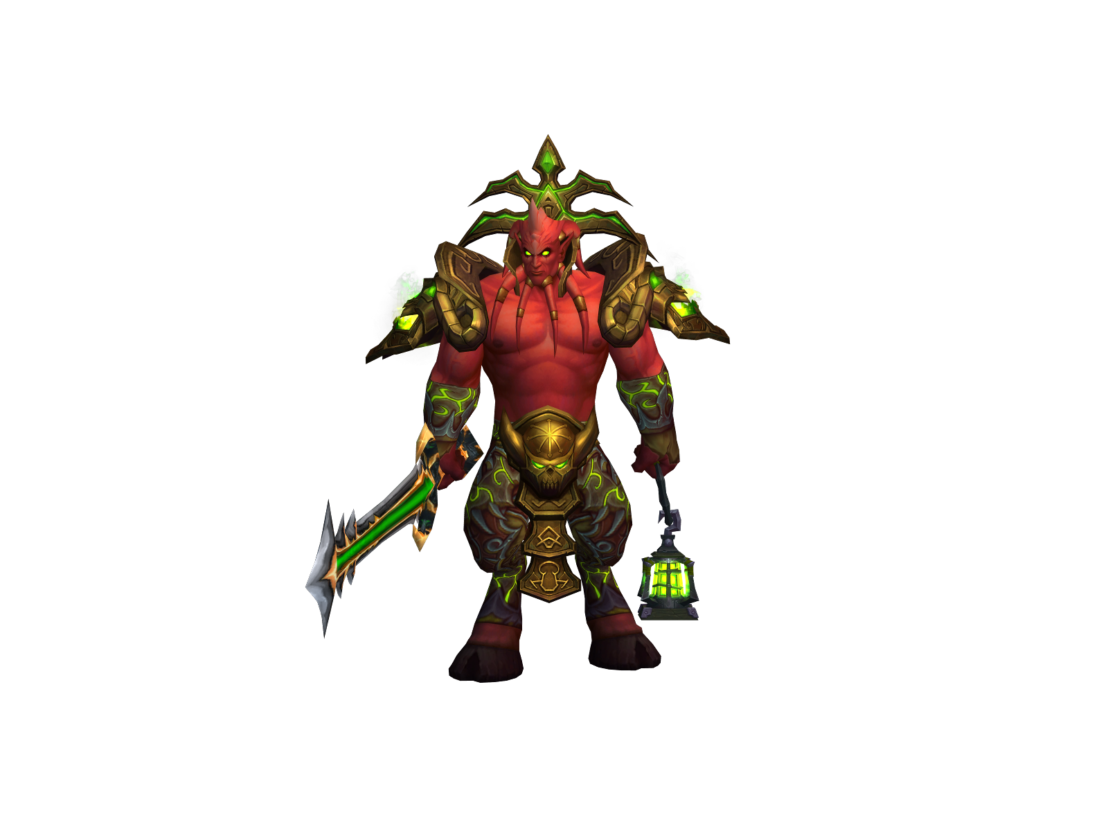 Incinerate 3D character render
