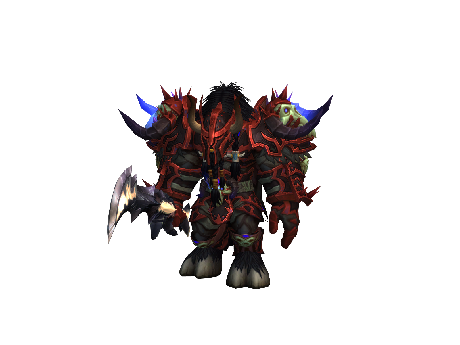 Demonx 3D character render