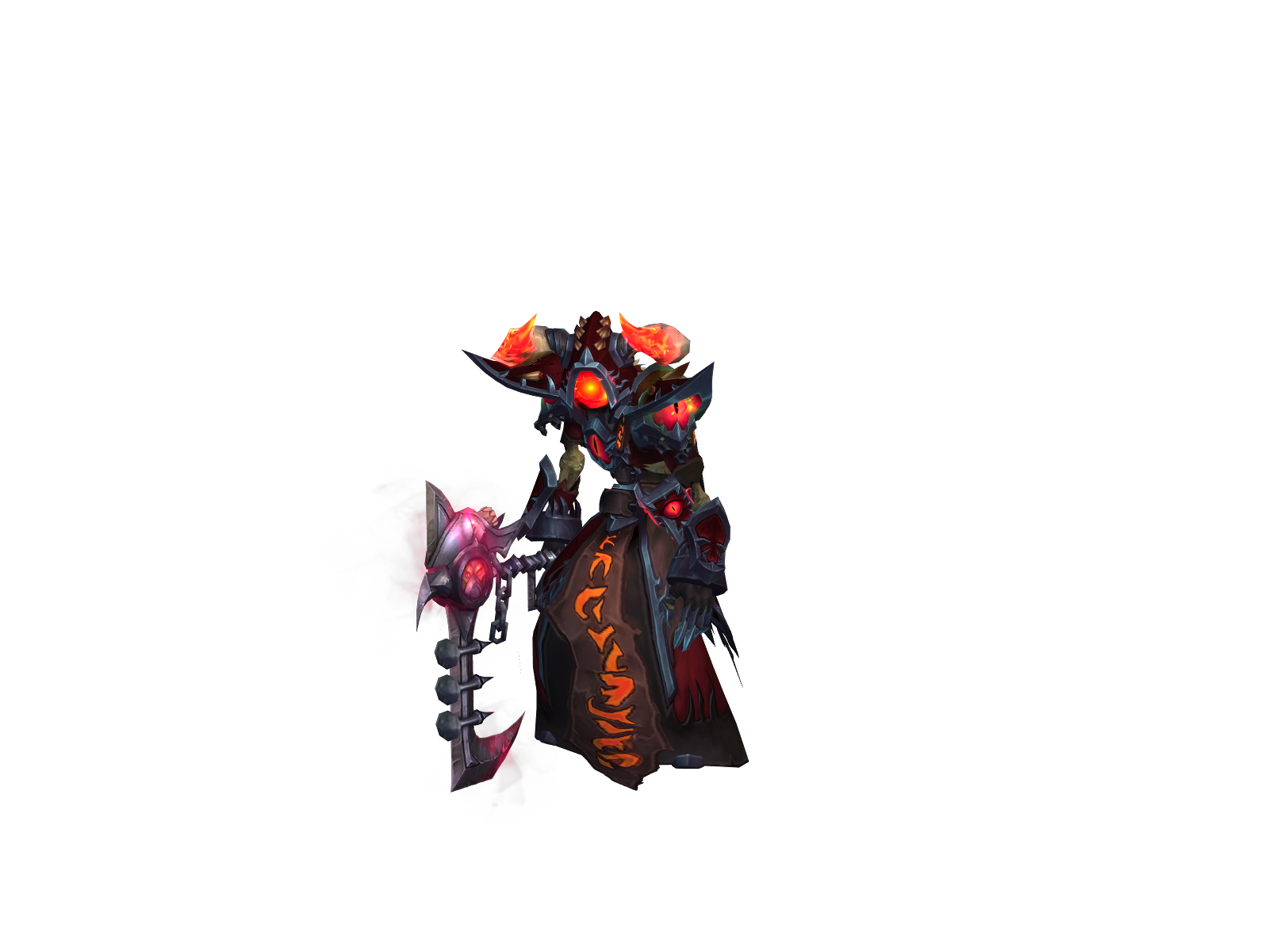 Fatallock 3D character render