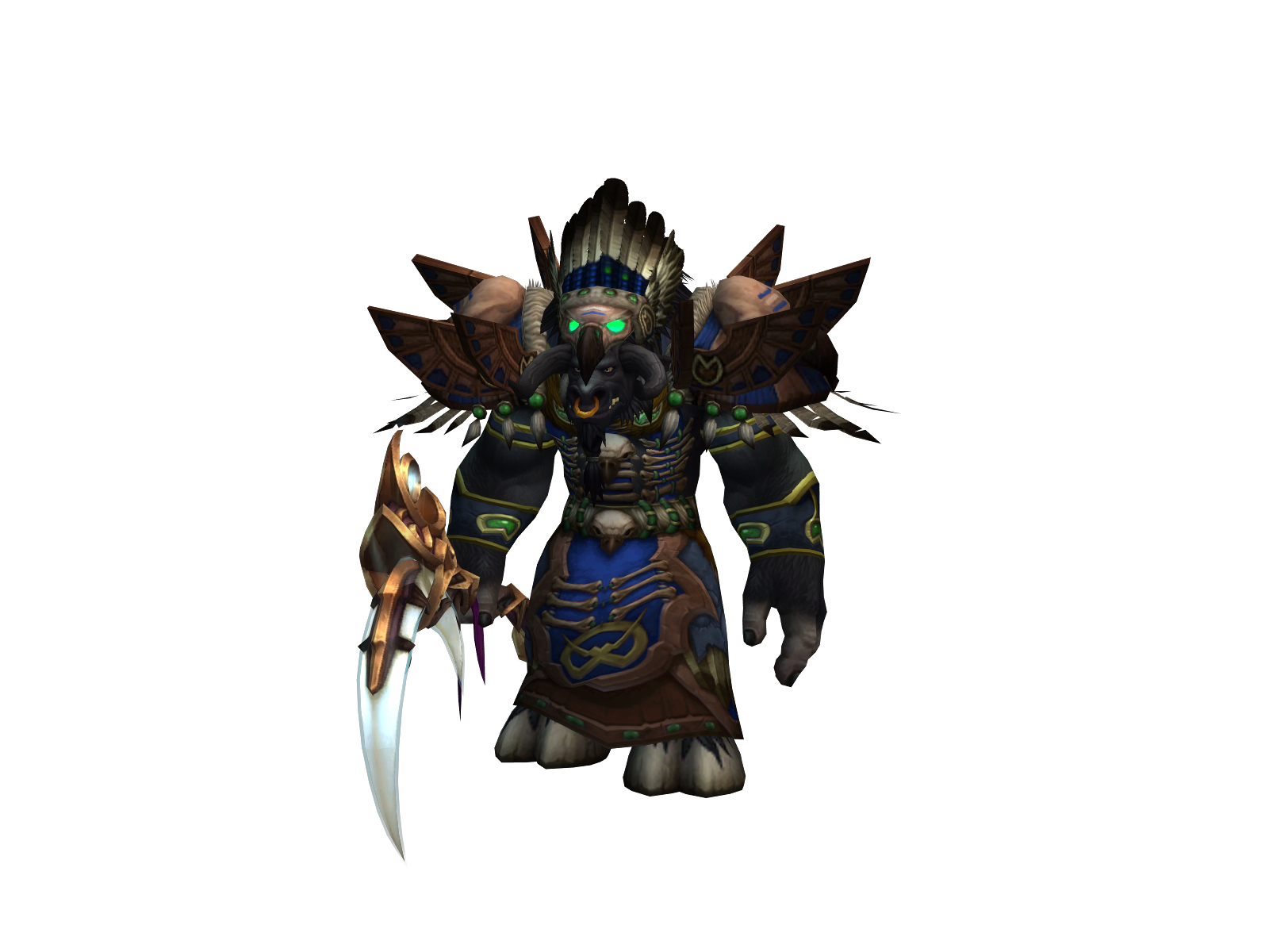 Oakhoof 3D character render