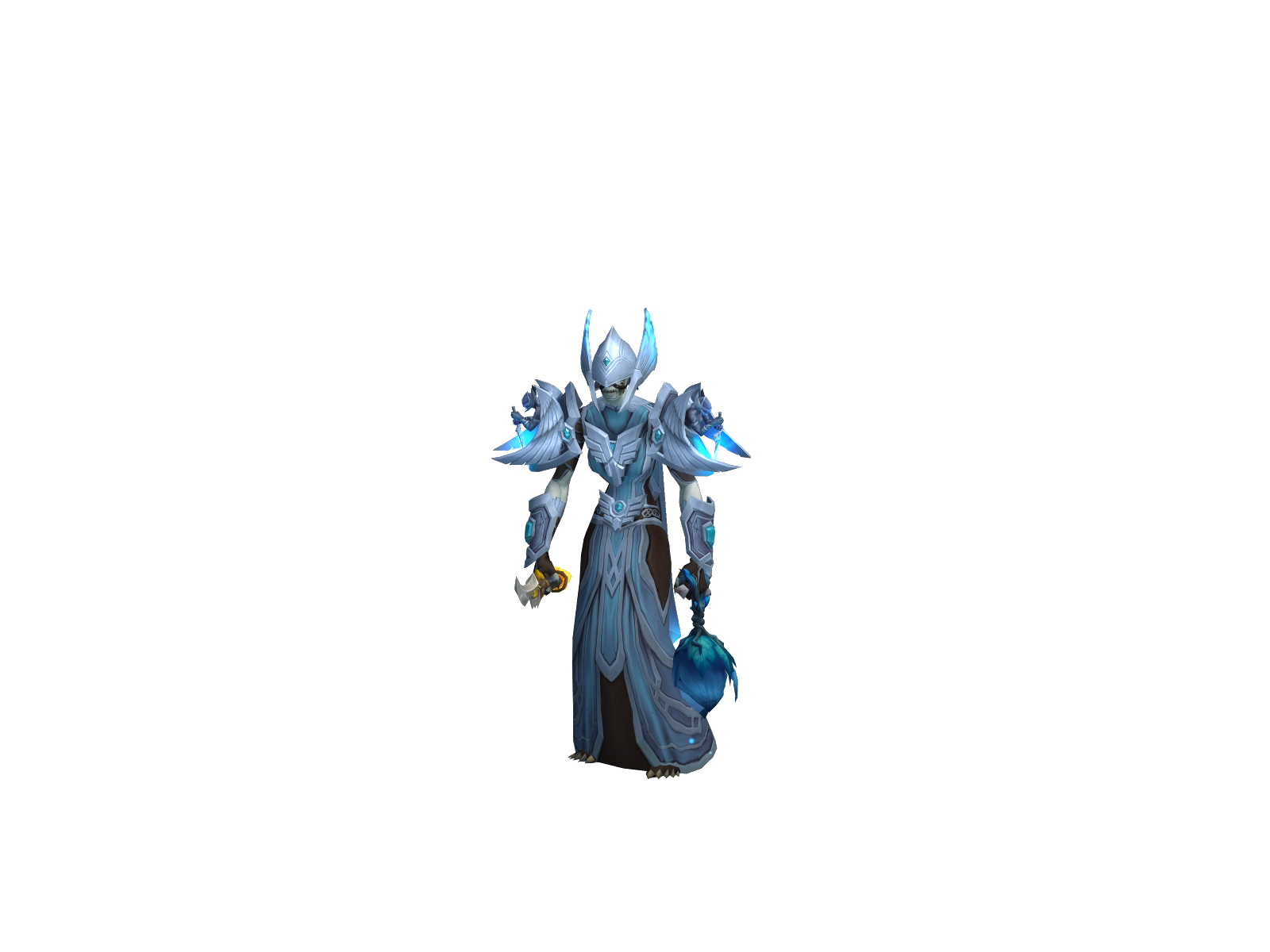 Demizil 3D character render