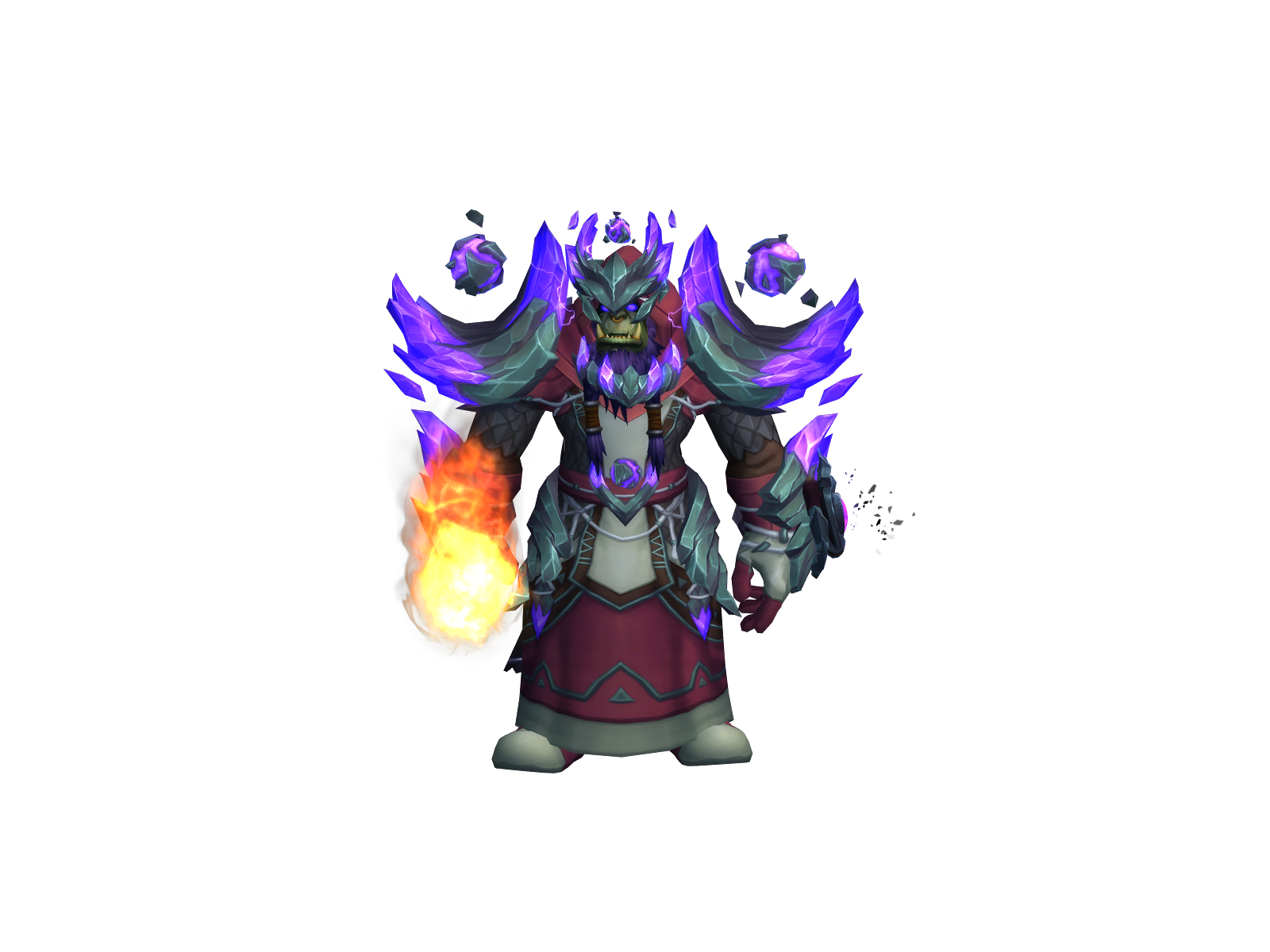 Shamane 3D character render