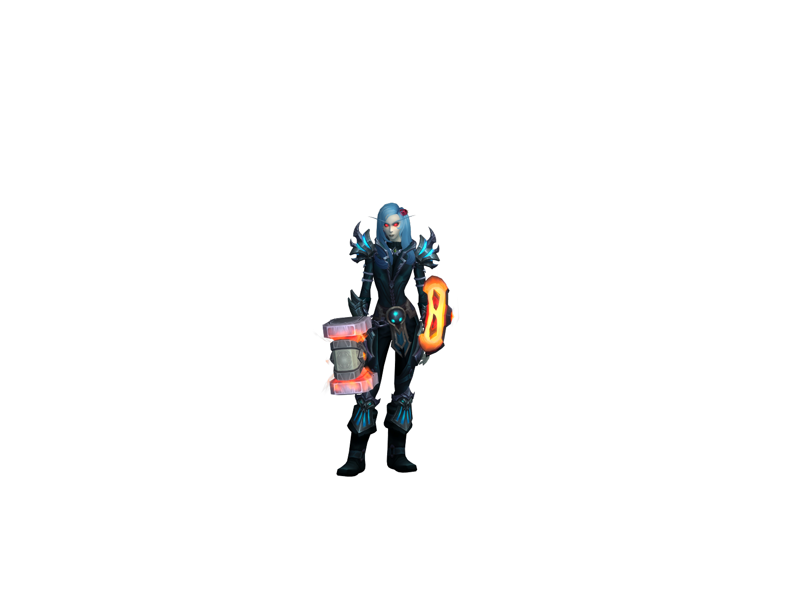 Seraphyros 3D character render