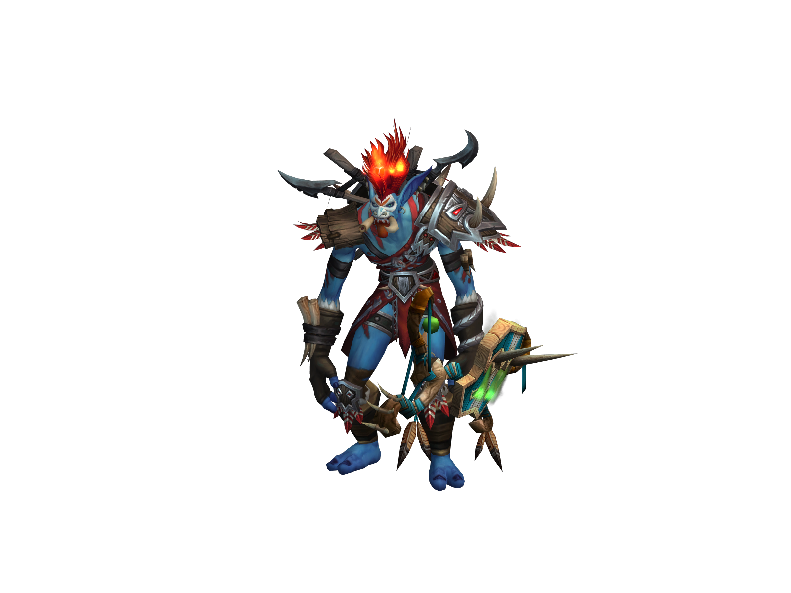 Flexanobubum 3D character render