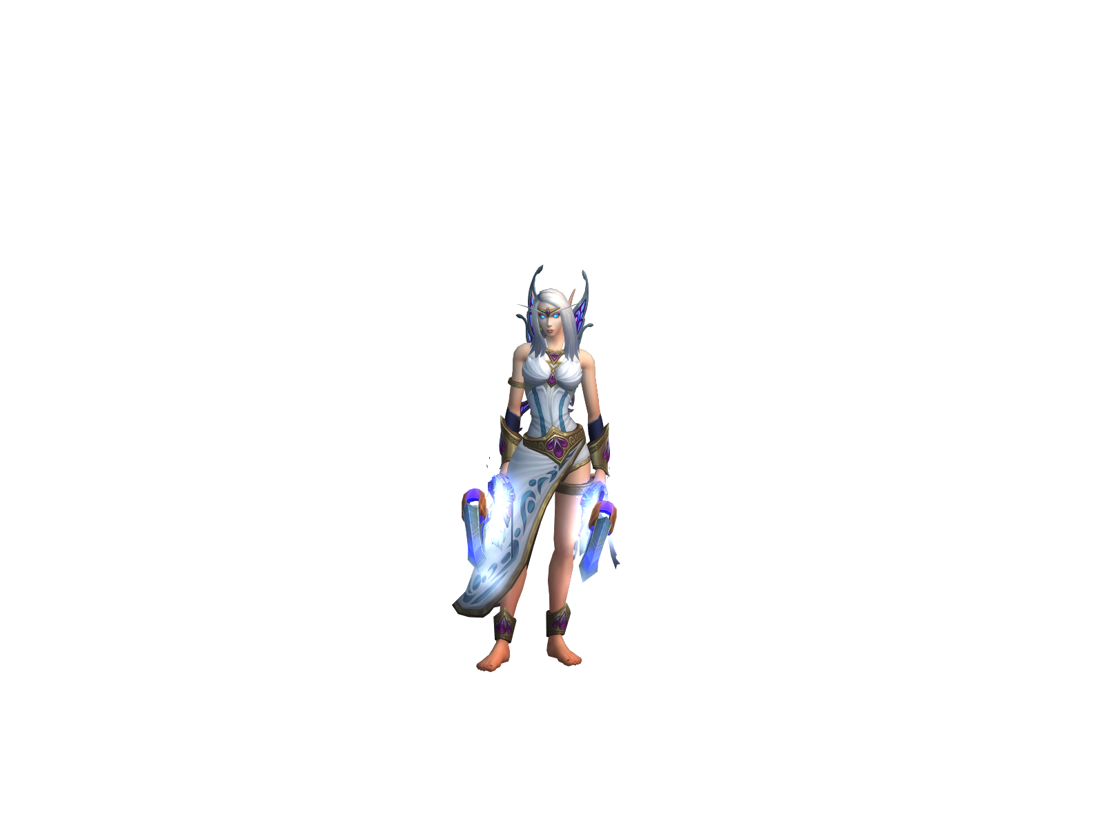 Malicia 3D character render