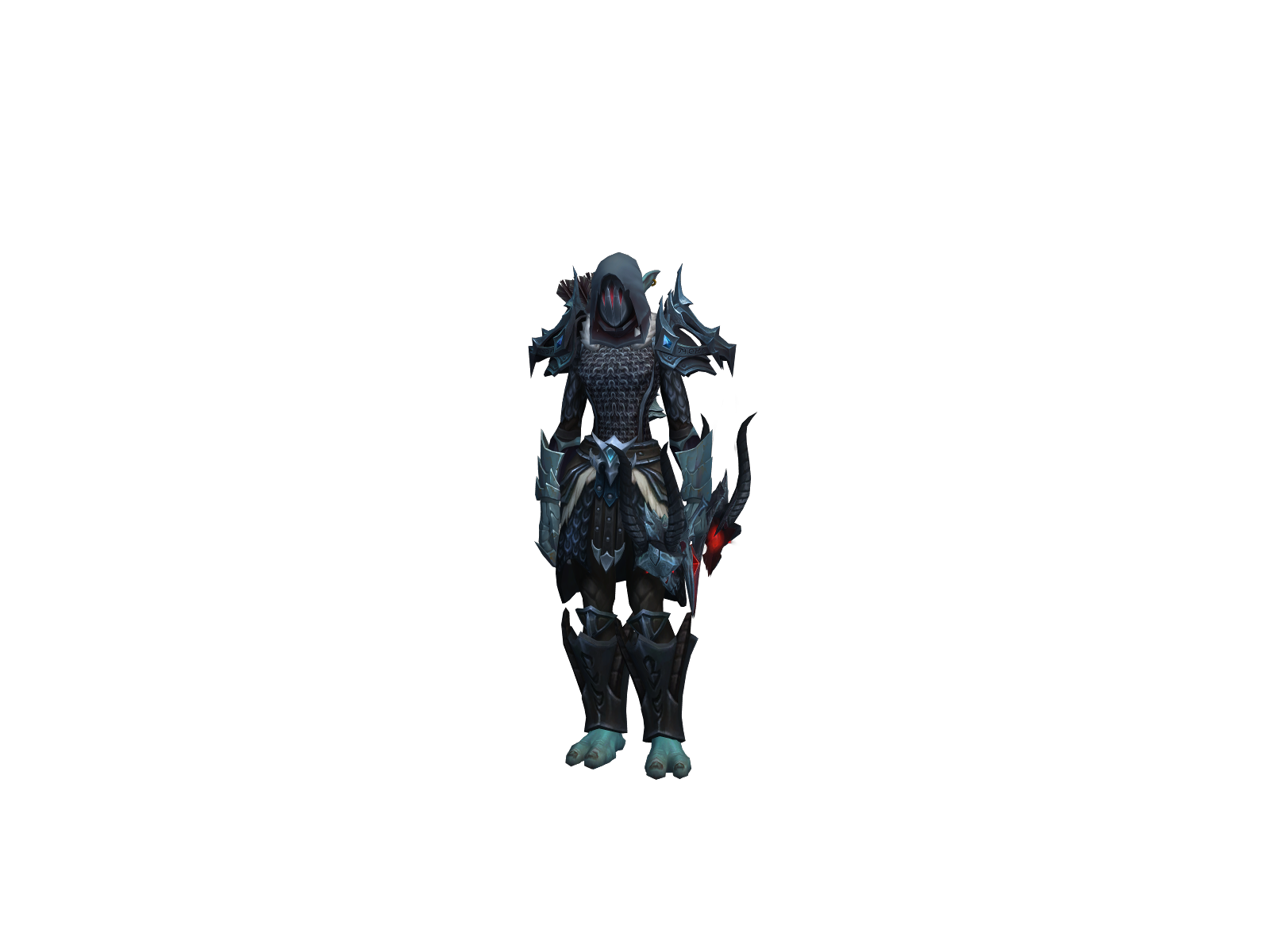 Anrur 3D character render