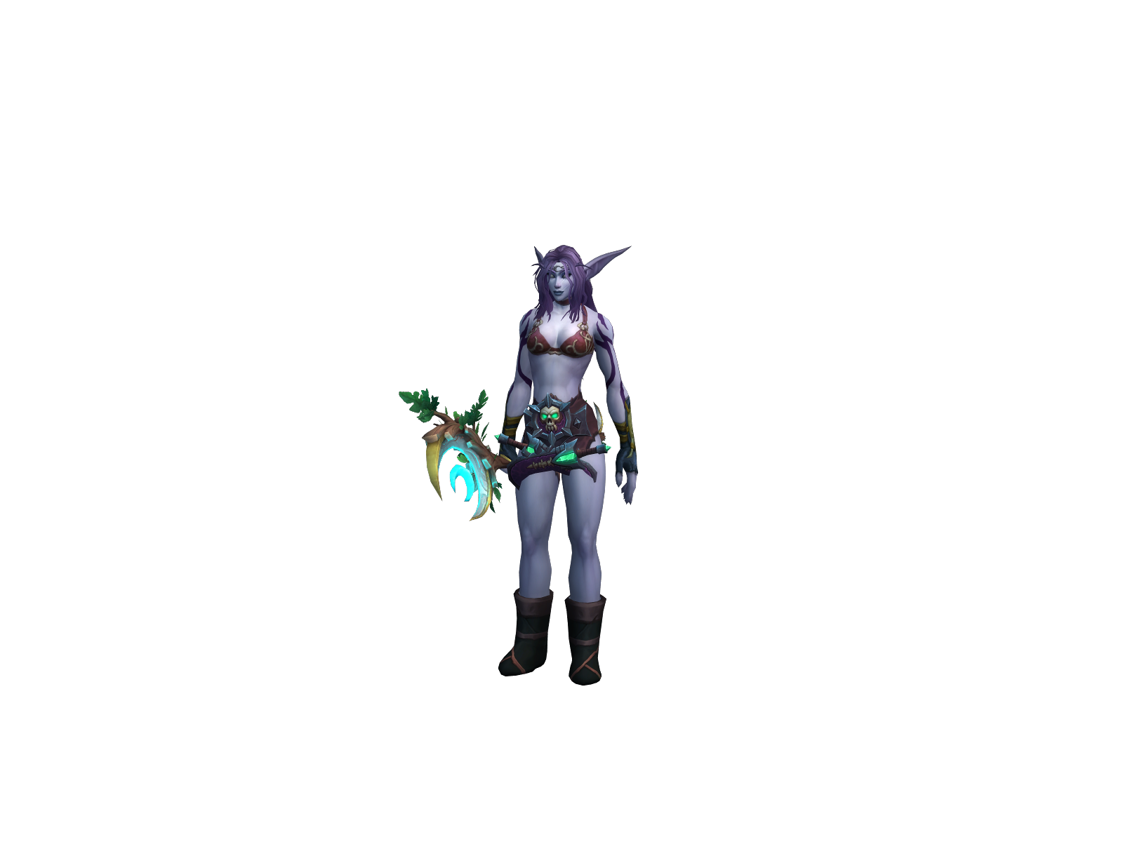 Lizafox 3D character render