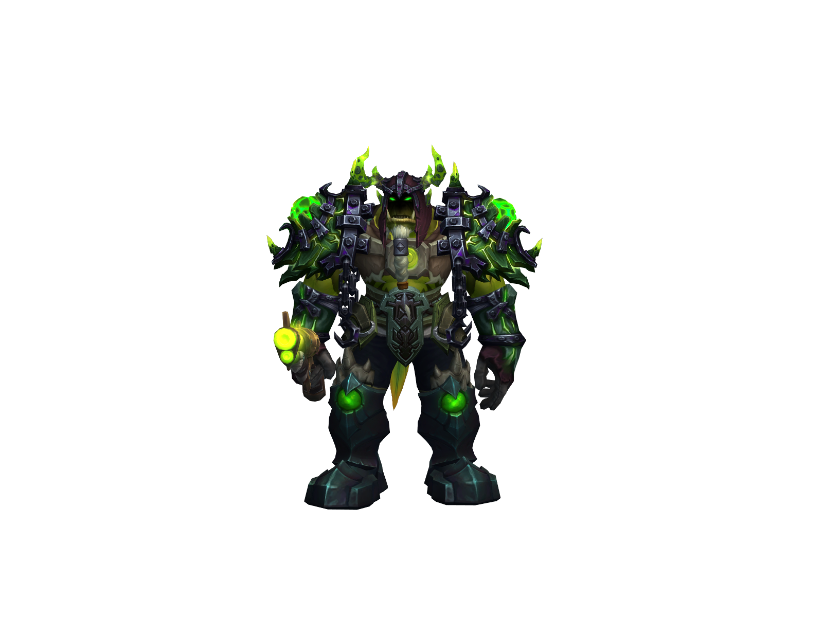 Arqueirogren 3D character render