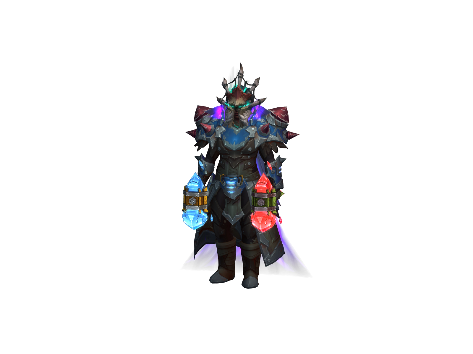 Hellwev 3D character render