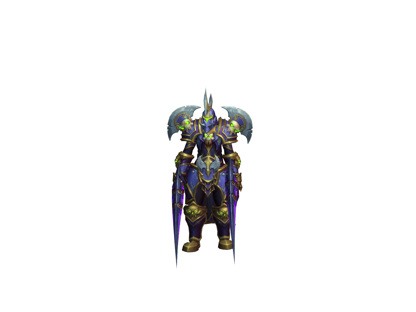 Hardened 3D character render