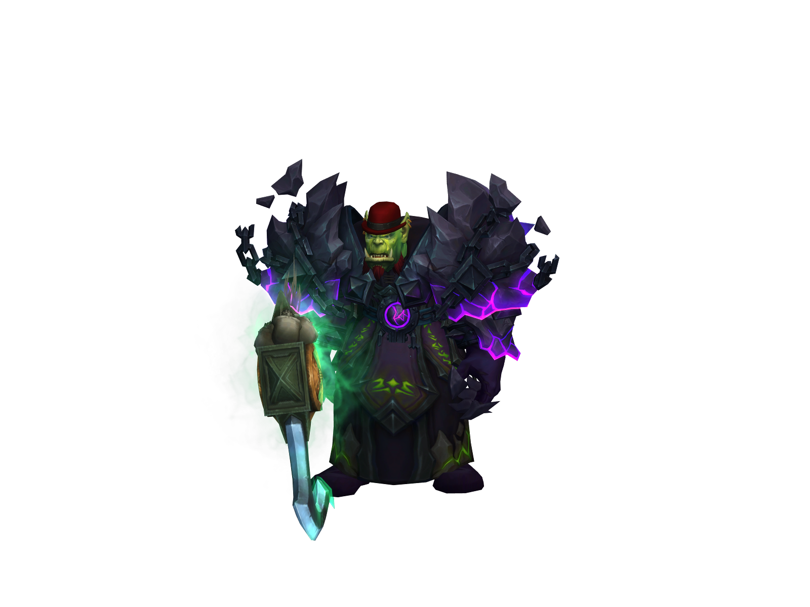 Bruxomal 3D character render