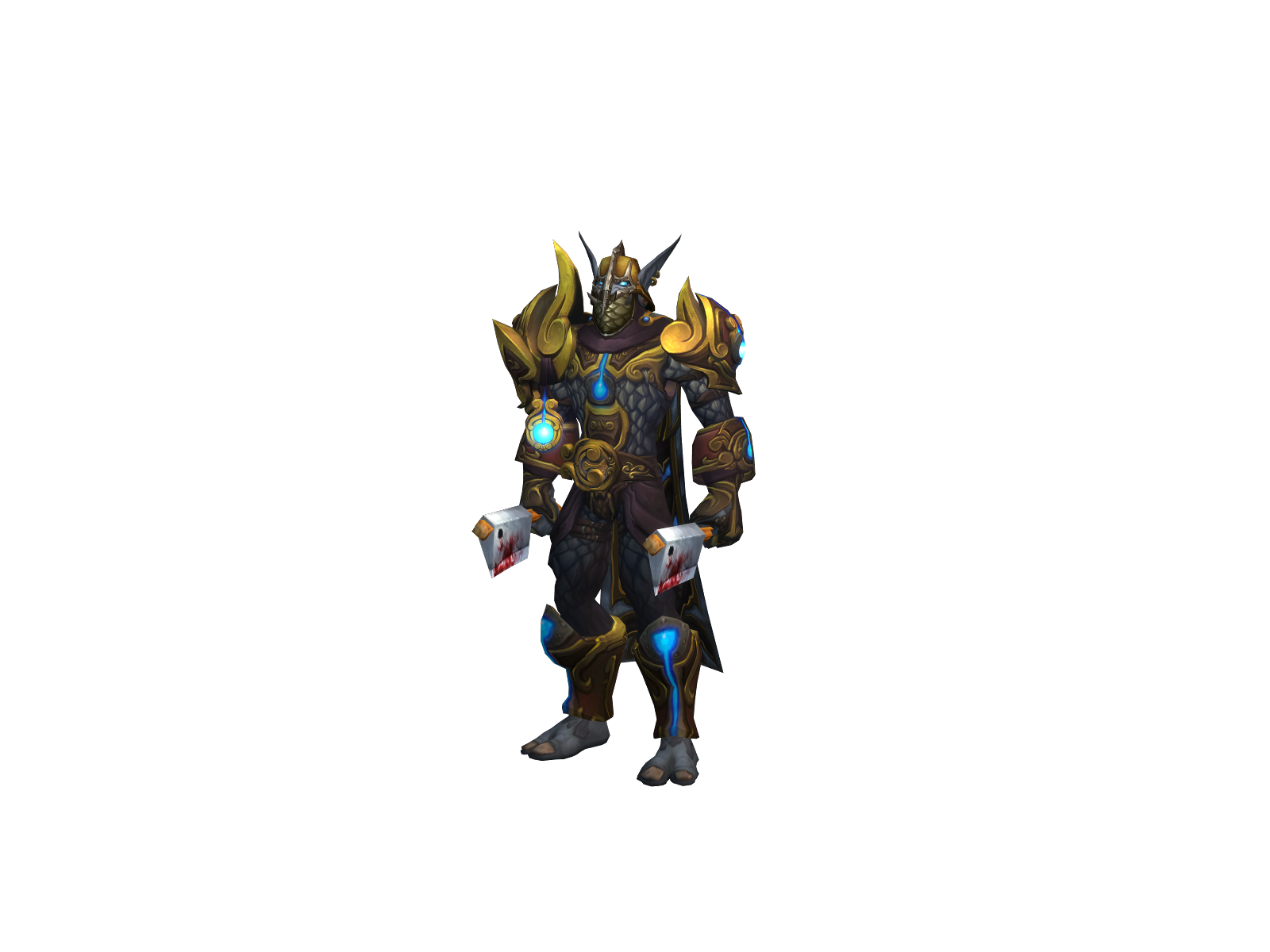 Spearmaster 3D character render