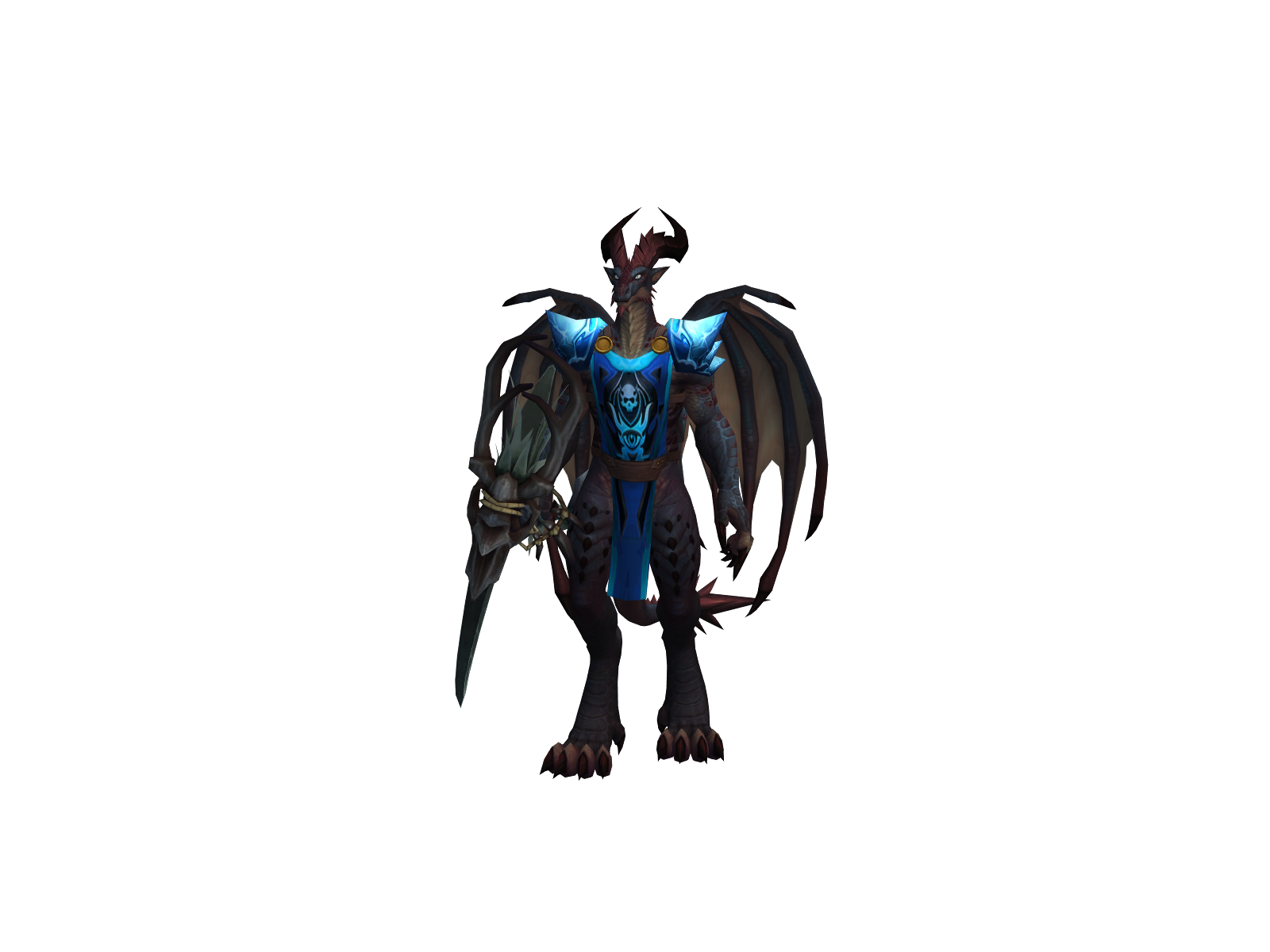 Écho 3D character render
