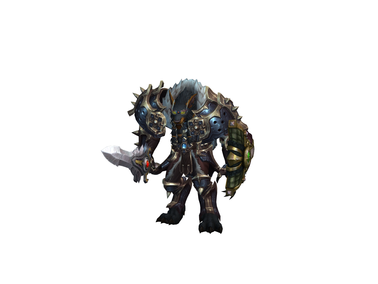 Titus 3D character render