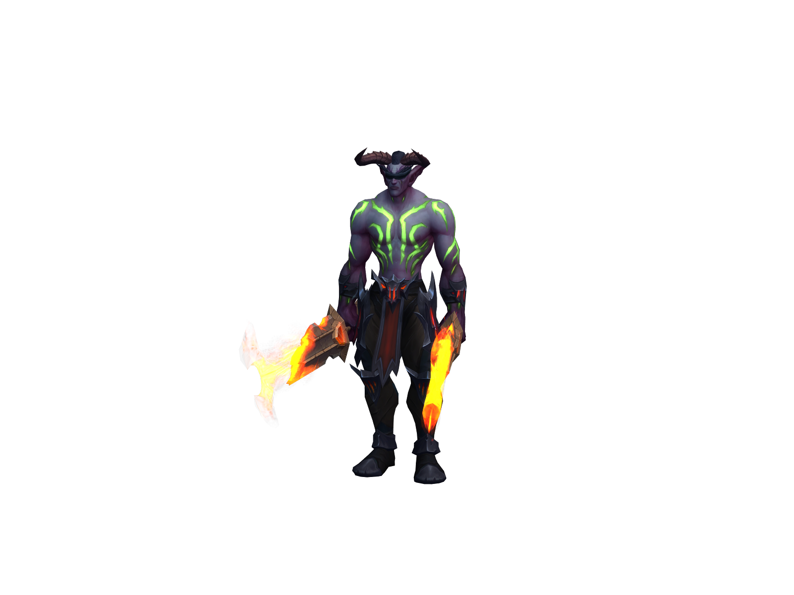 Demonglock 3D character render