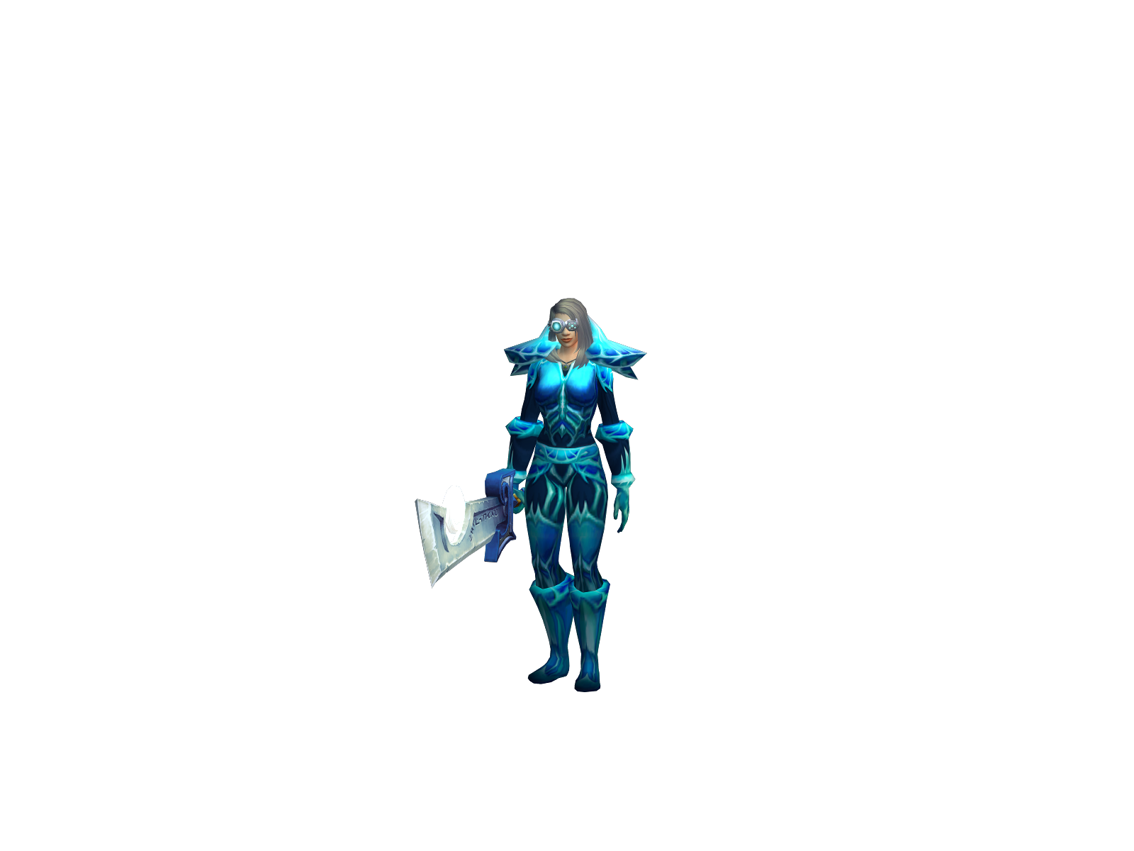 Destroyr 3D character render