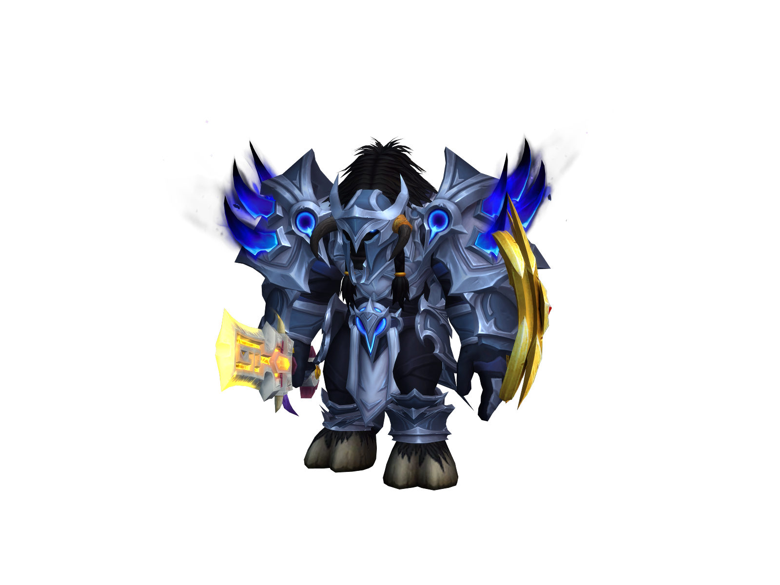 Grinblack 3D character render