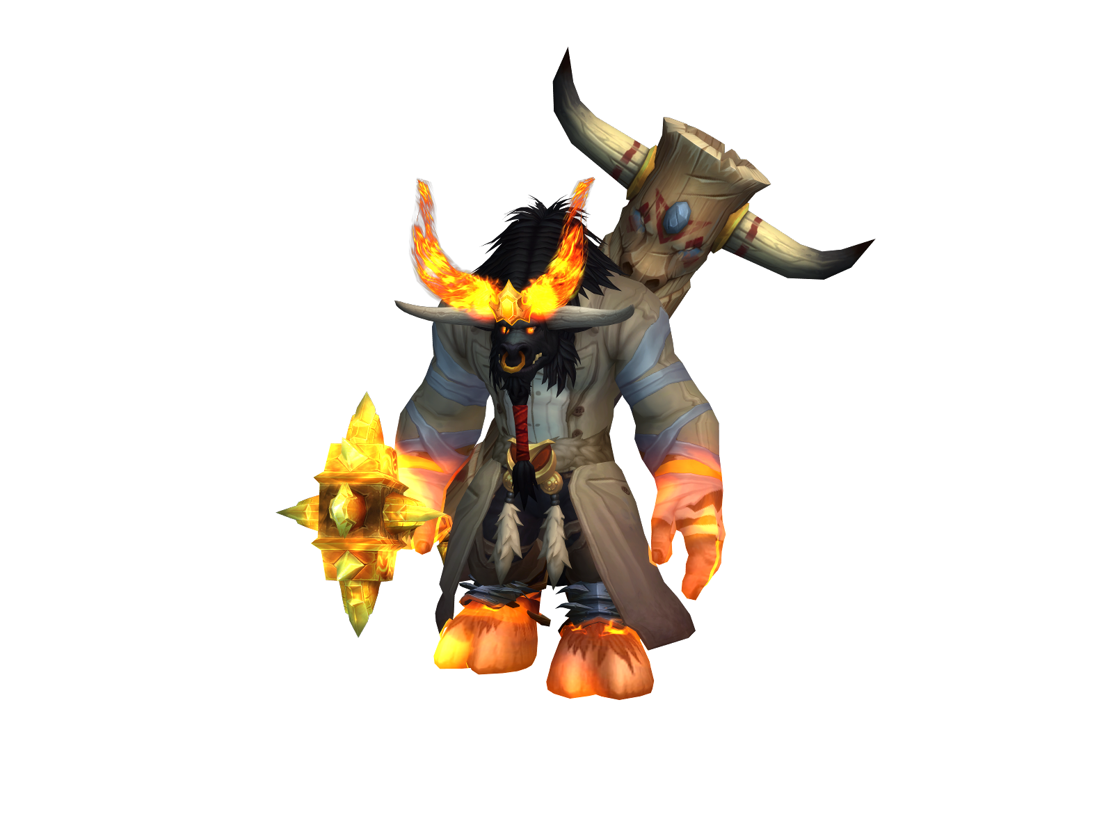 Cowfurion 3D character render