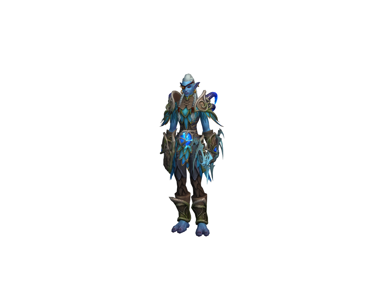 Arkhuntress 3D character render