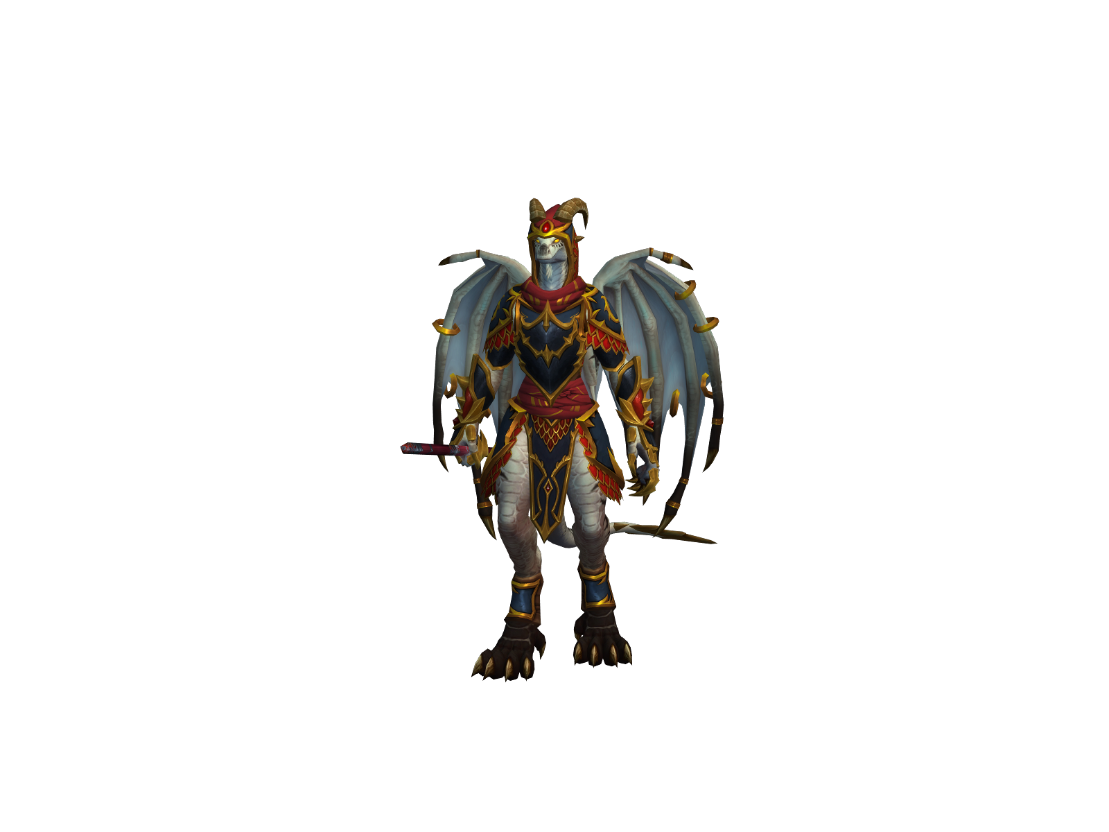 Dracorukia 3D character render
