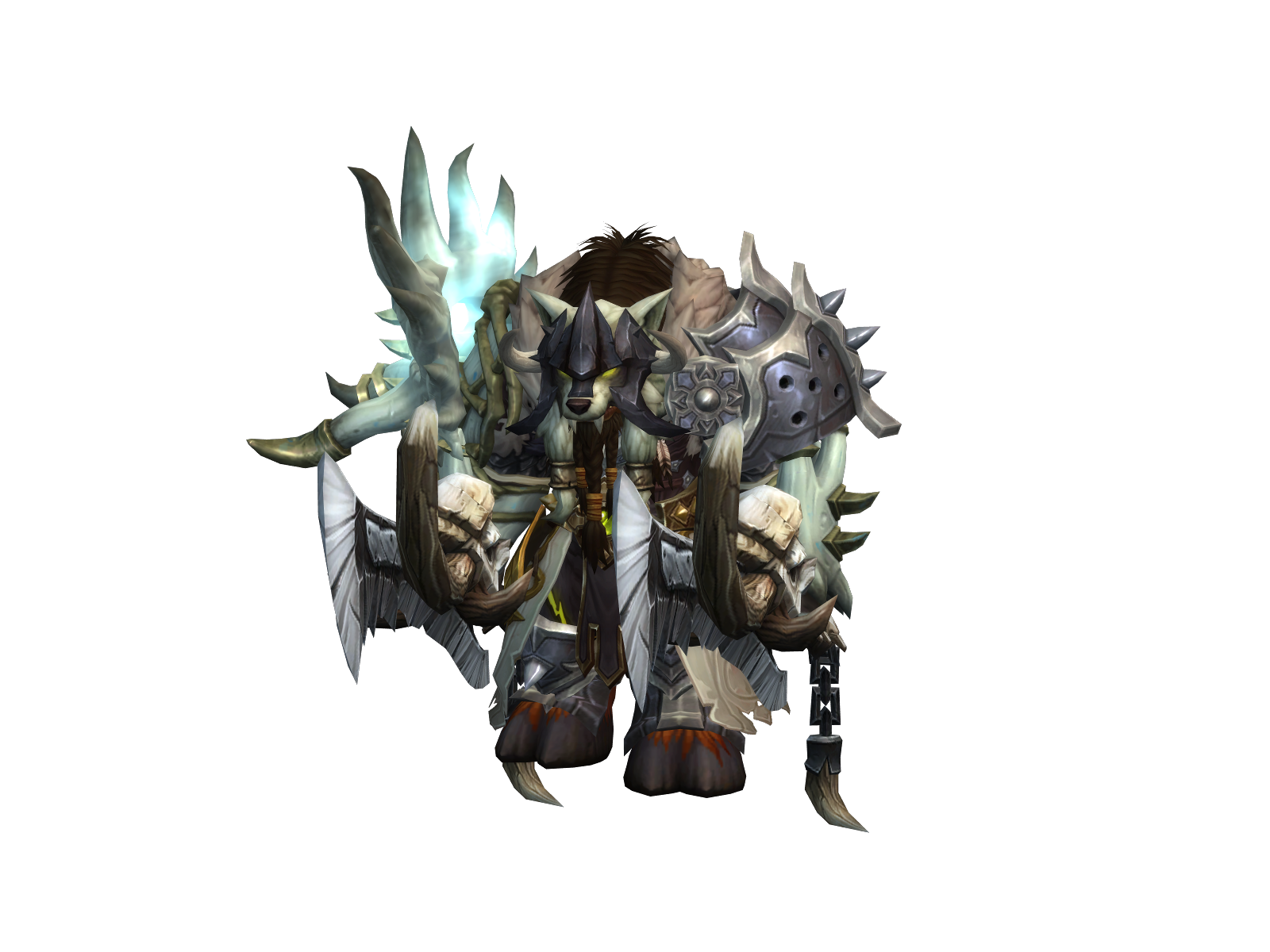 Tyghorn 3D character render