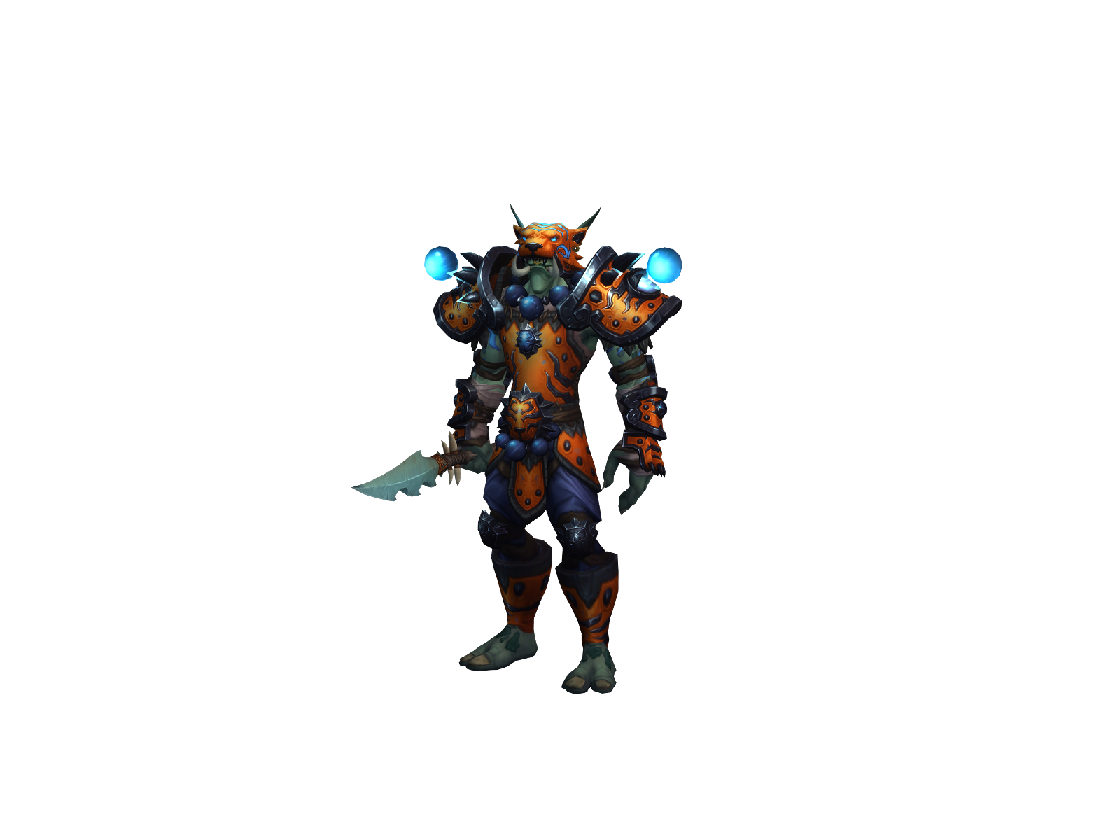Bägarai 3D character render