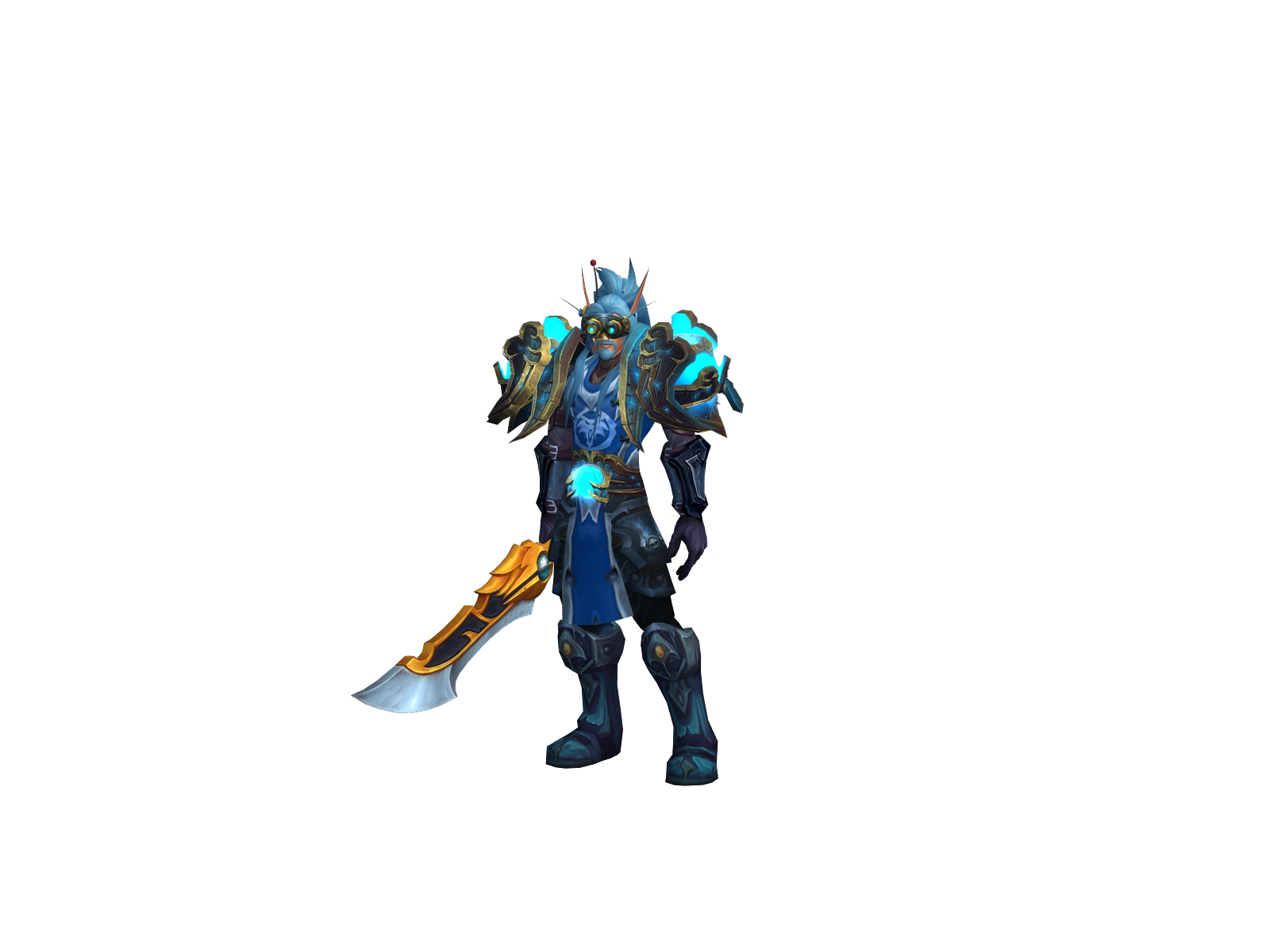 Palladomal 3D character render