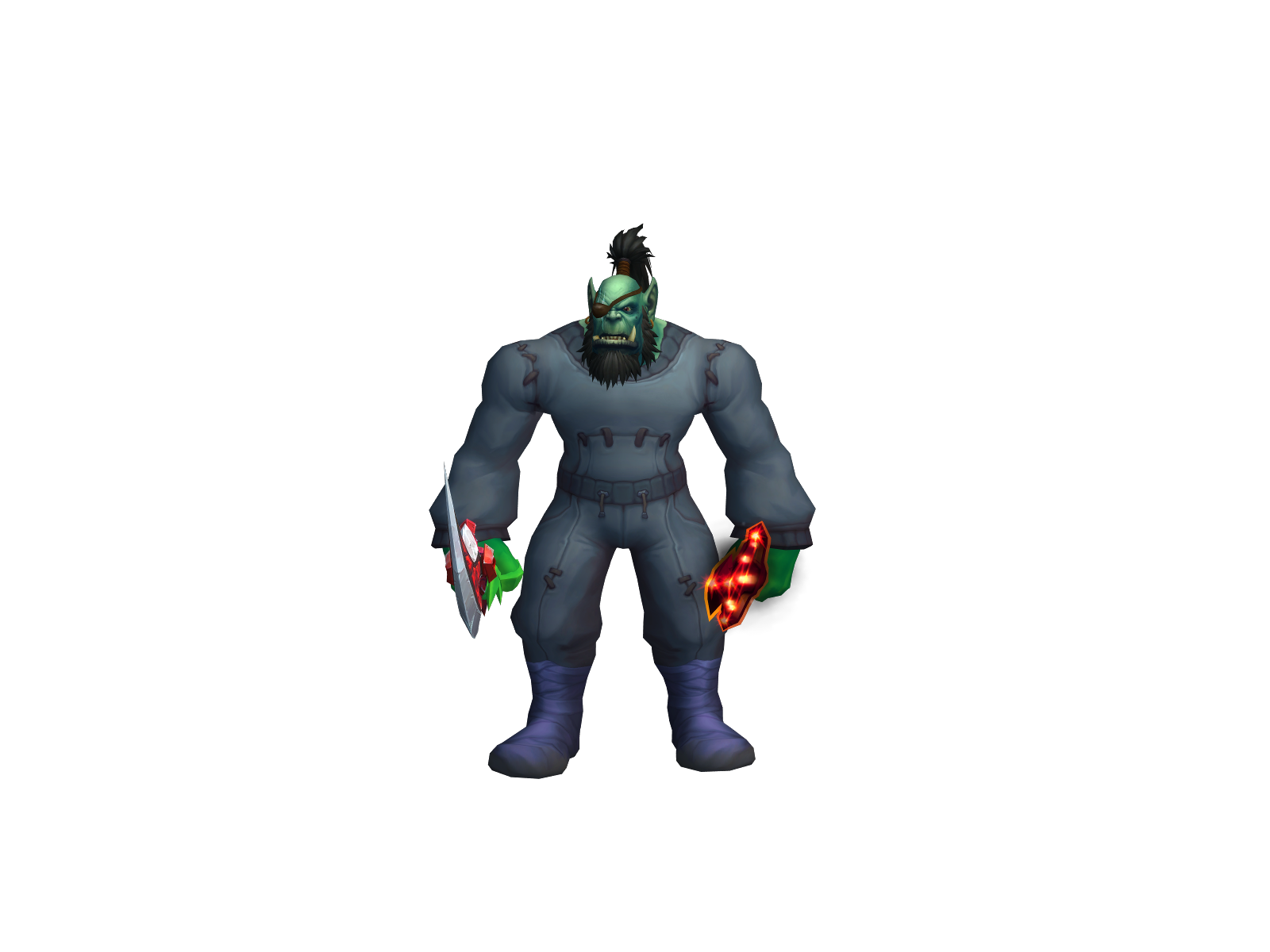 Kiingcrow 3D character render