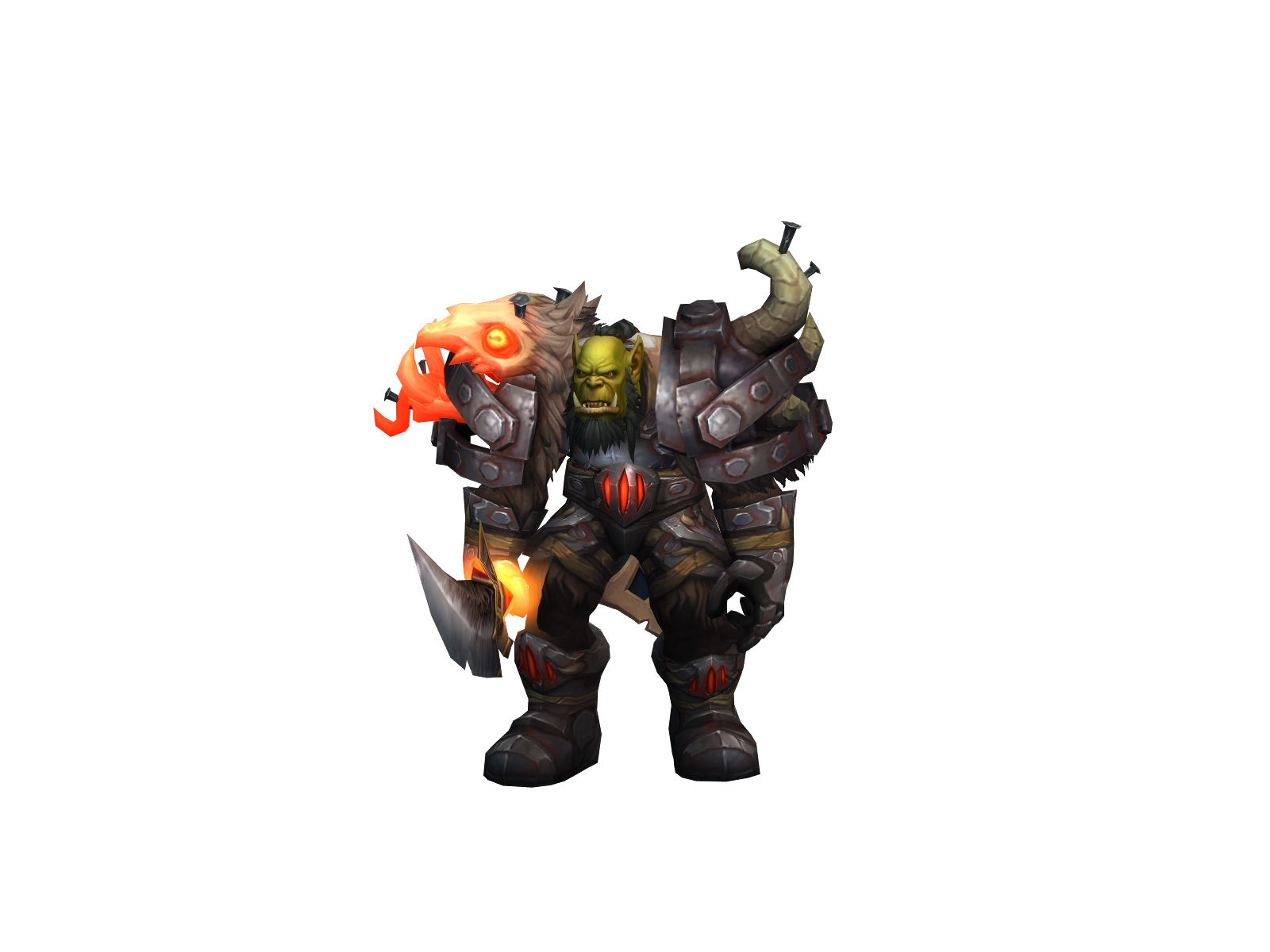 Grumrush 3D character render