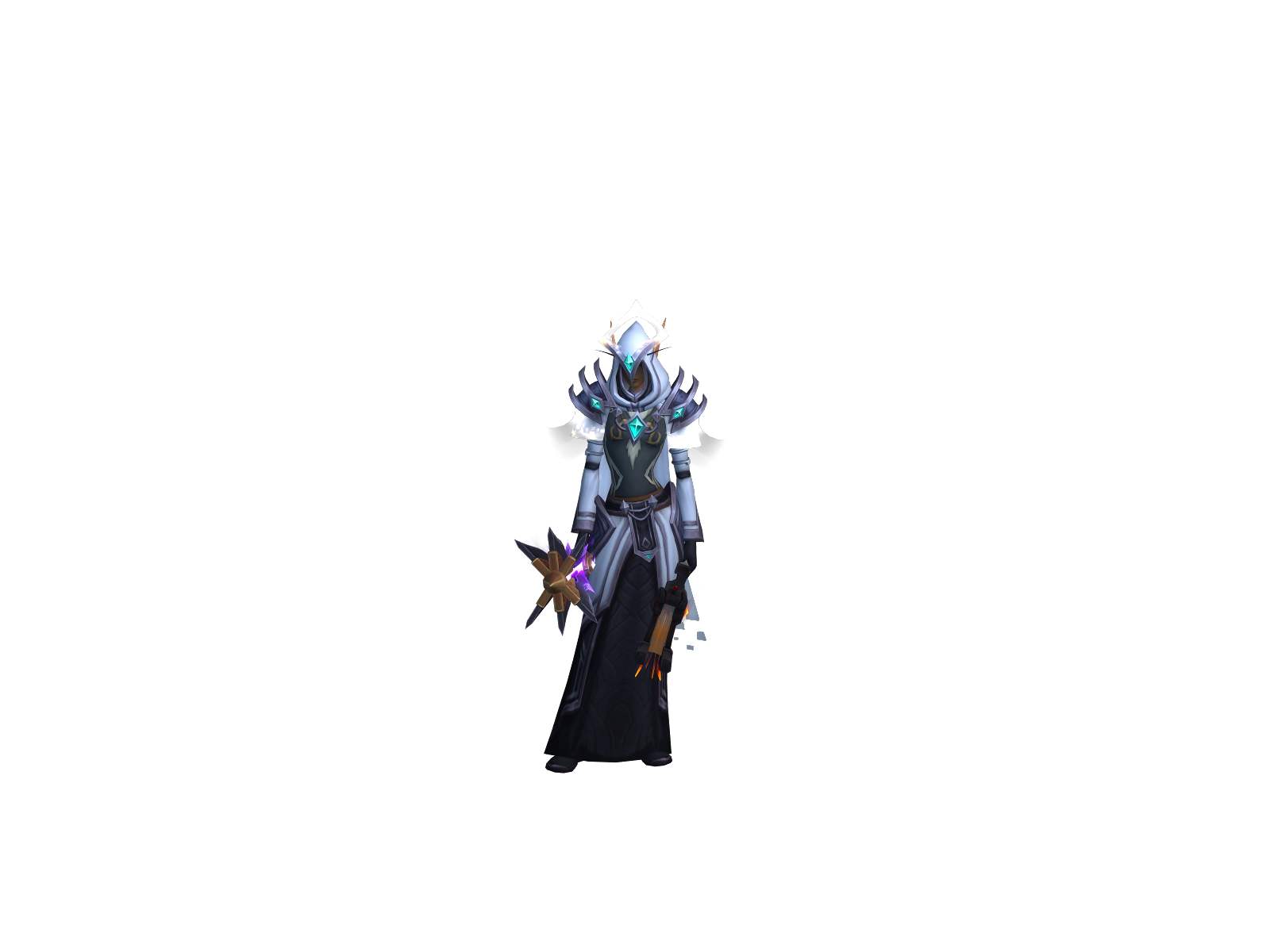Acalanthis 3D character render