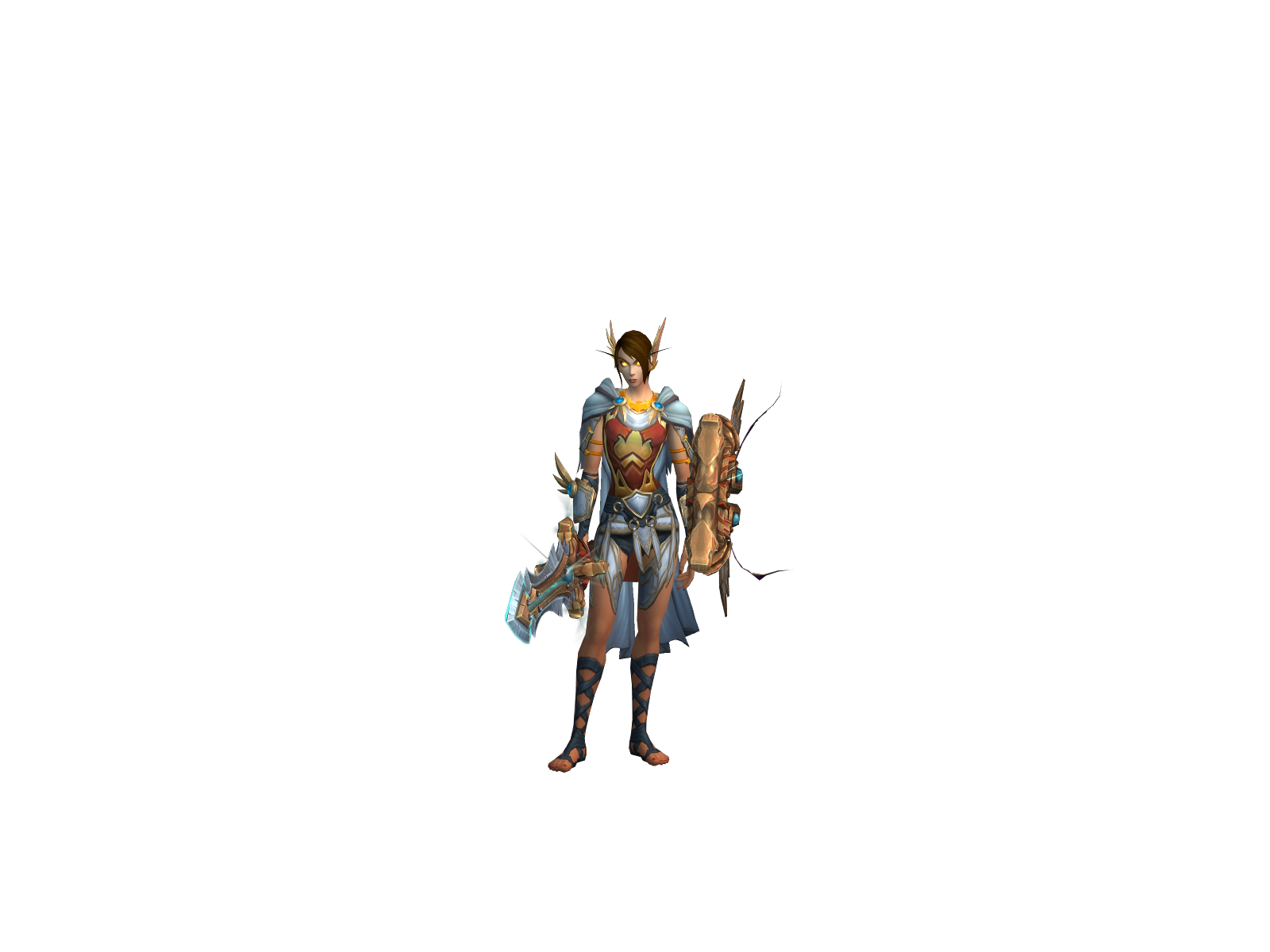 Shena 3D character render
