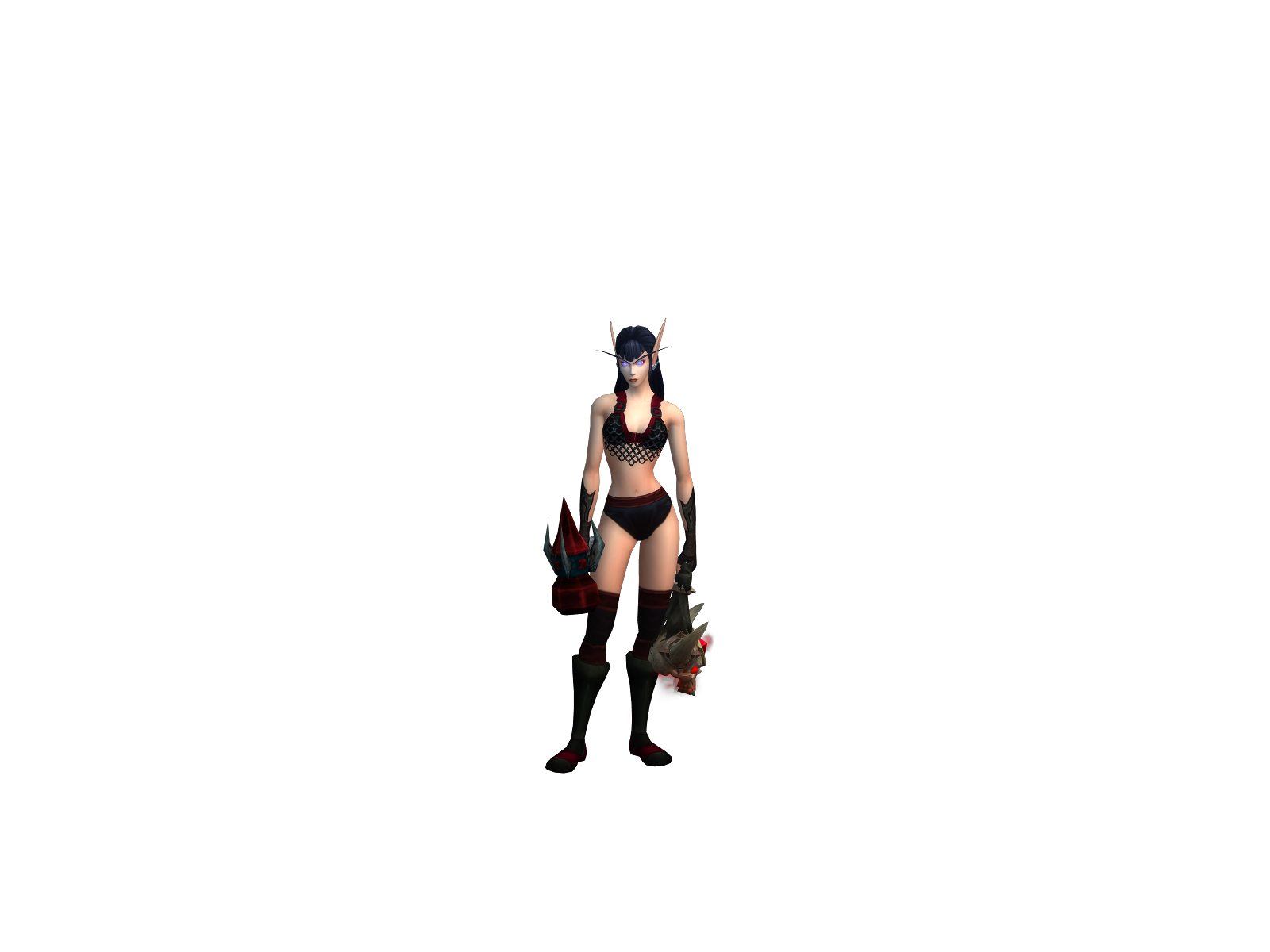 Vampirella 3D character render