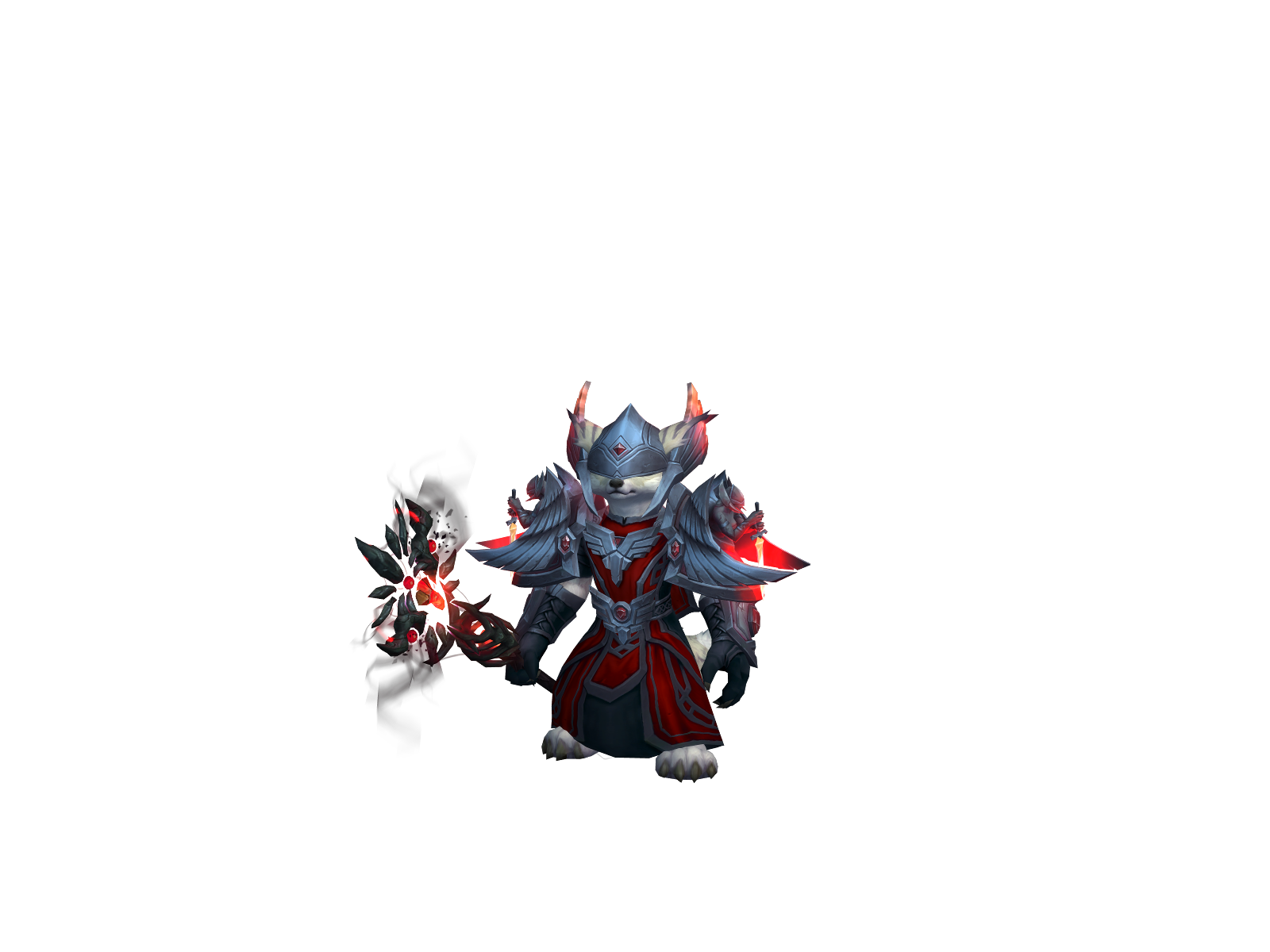 Auratail 3D character render