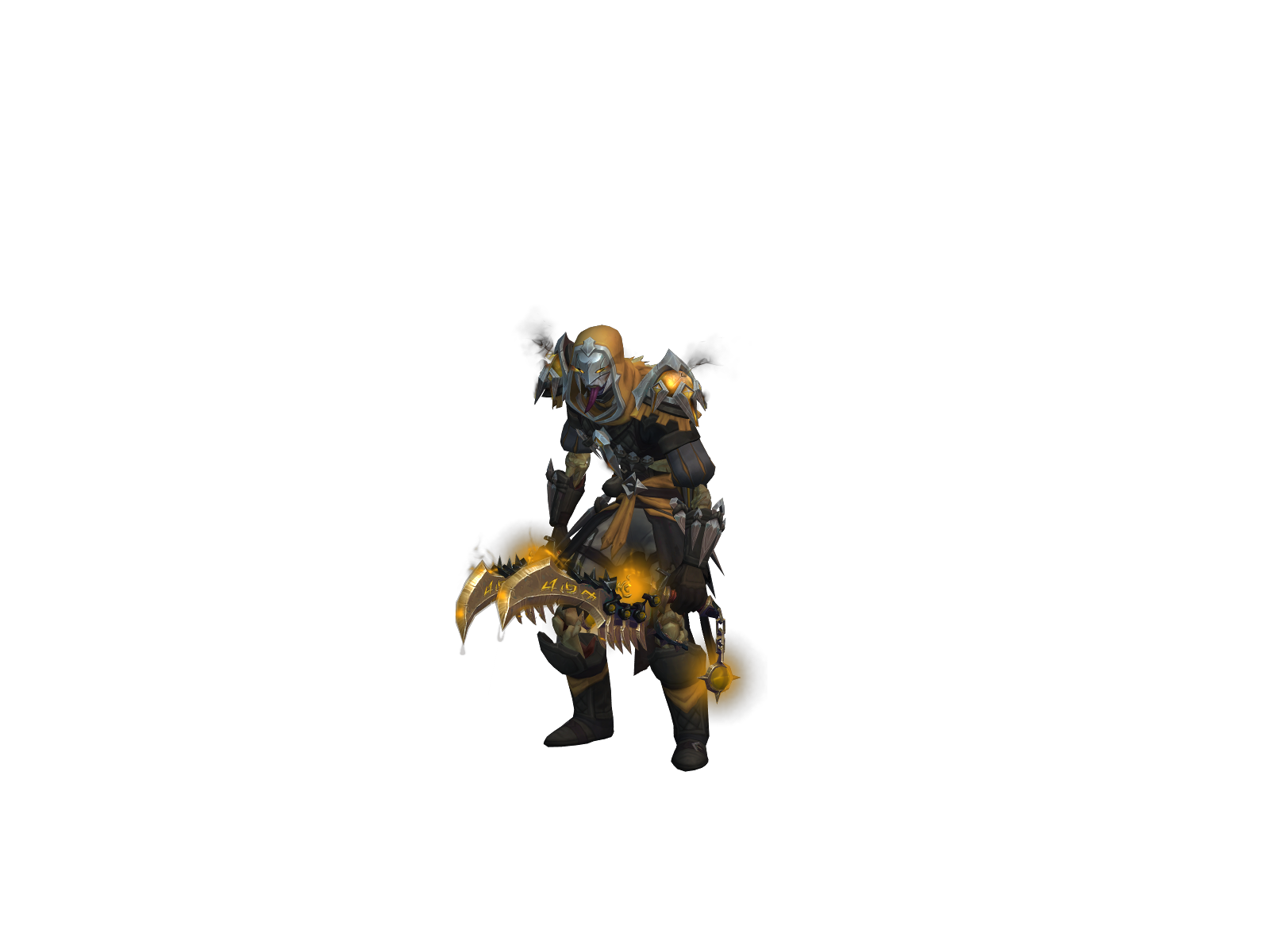 Mãnigold 3D character render