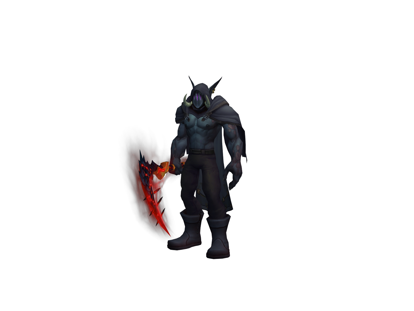 Phelyps 3D character render