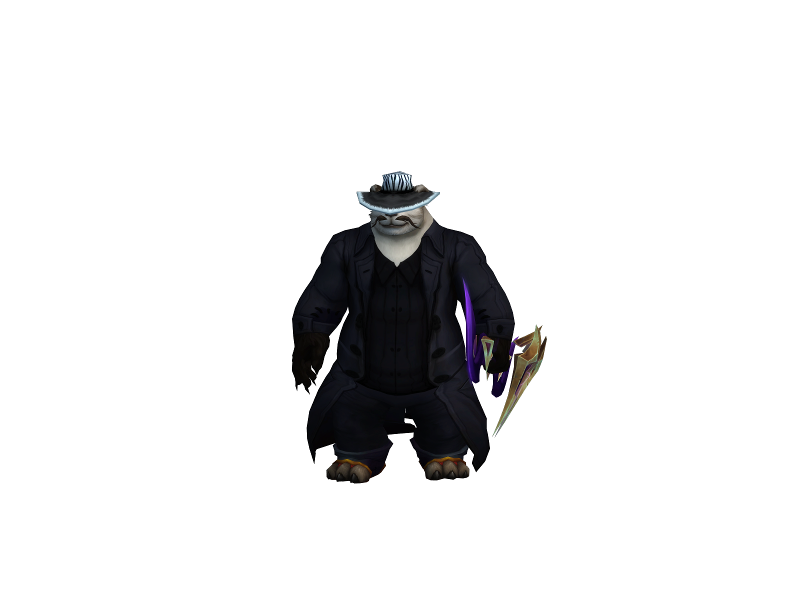 Meowho 3D character render