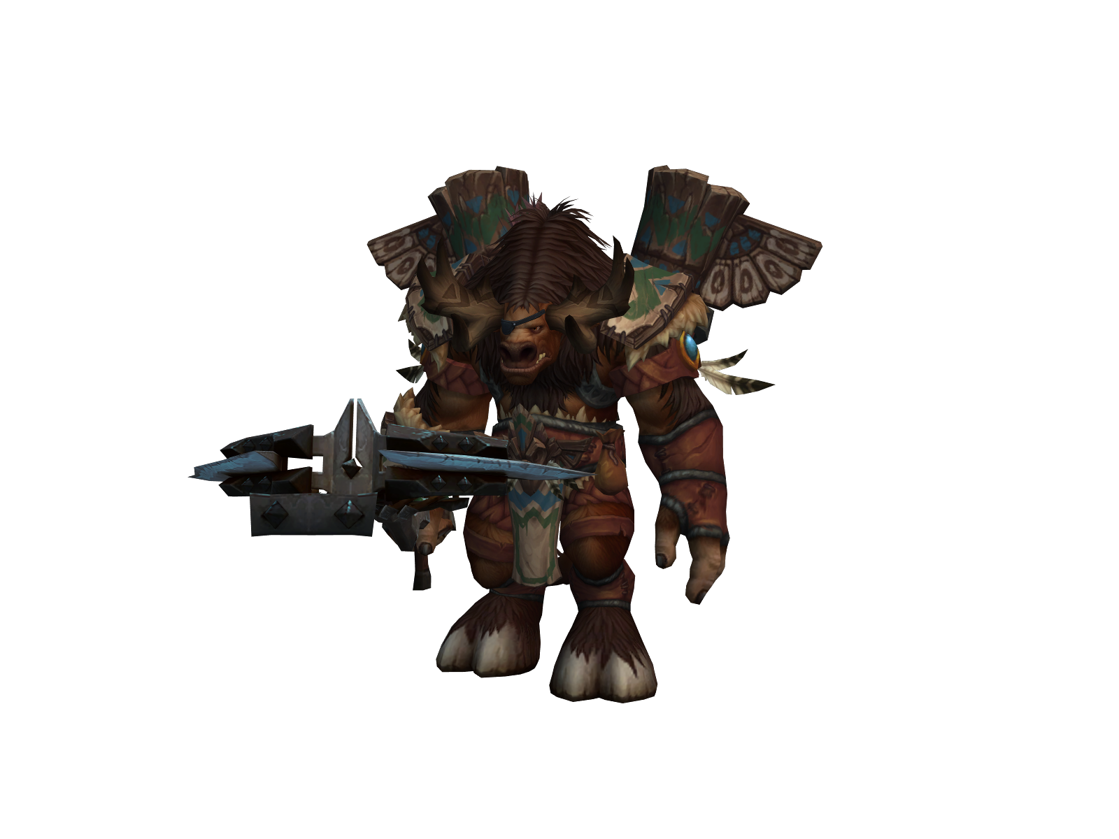 Vrau 3D character render
