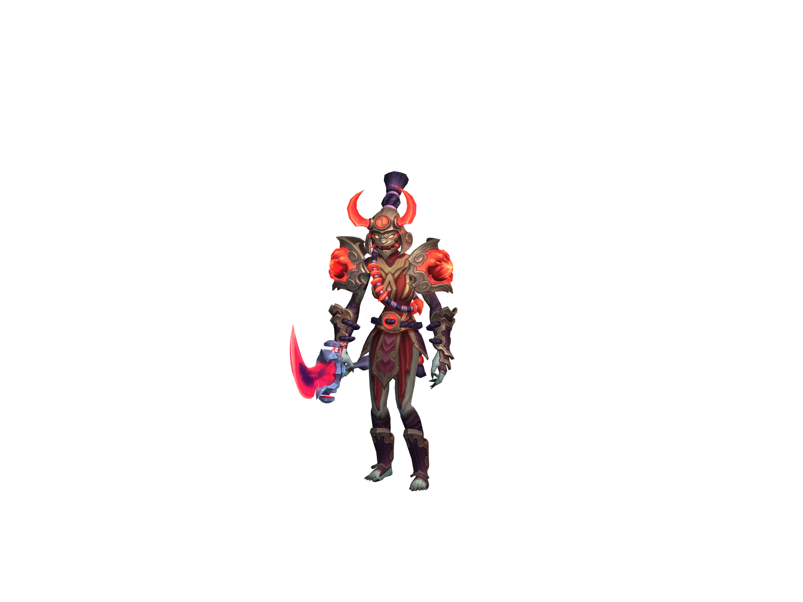 Hsmonk 3D character render
