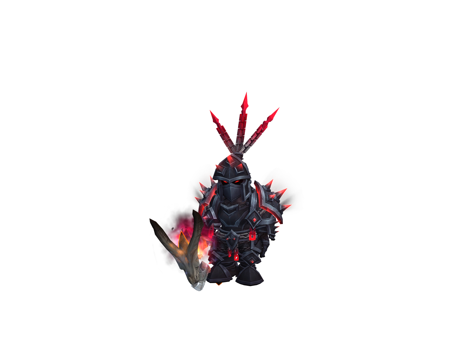 Warwarwar 3D character render