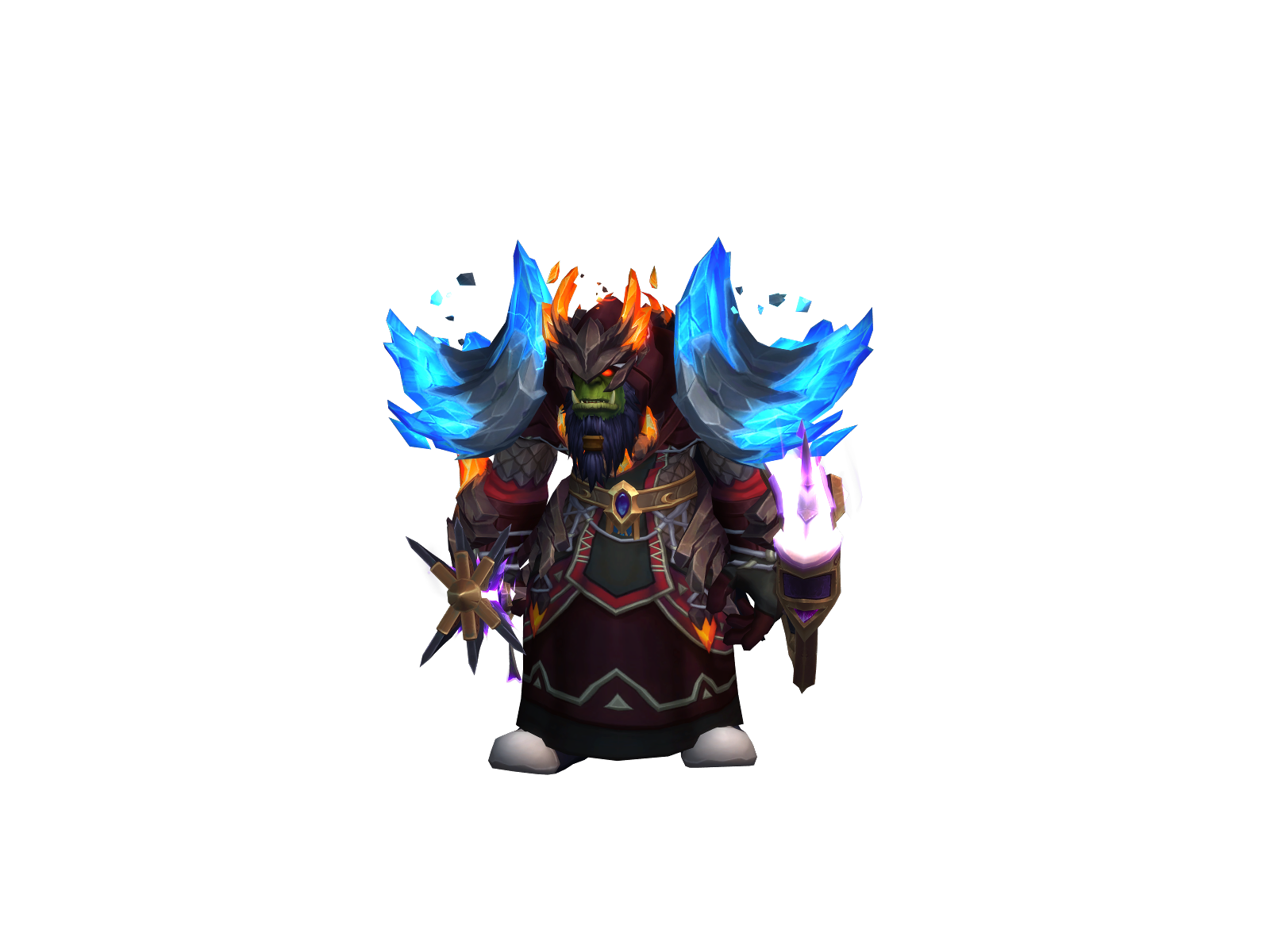 Caikão 3D character render