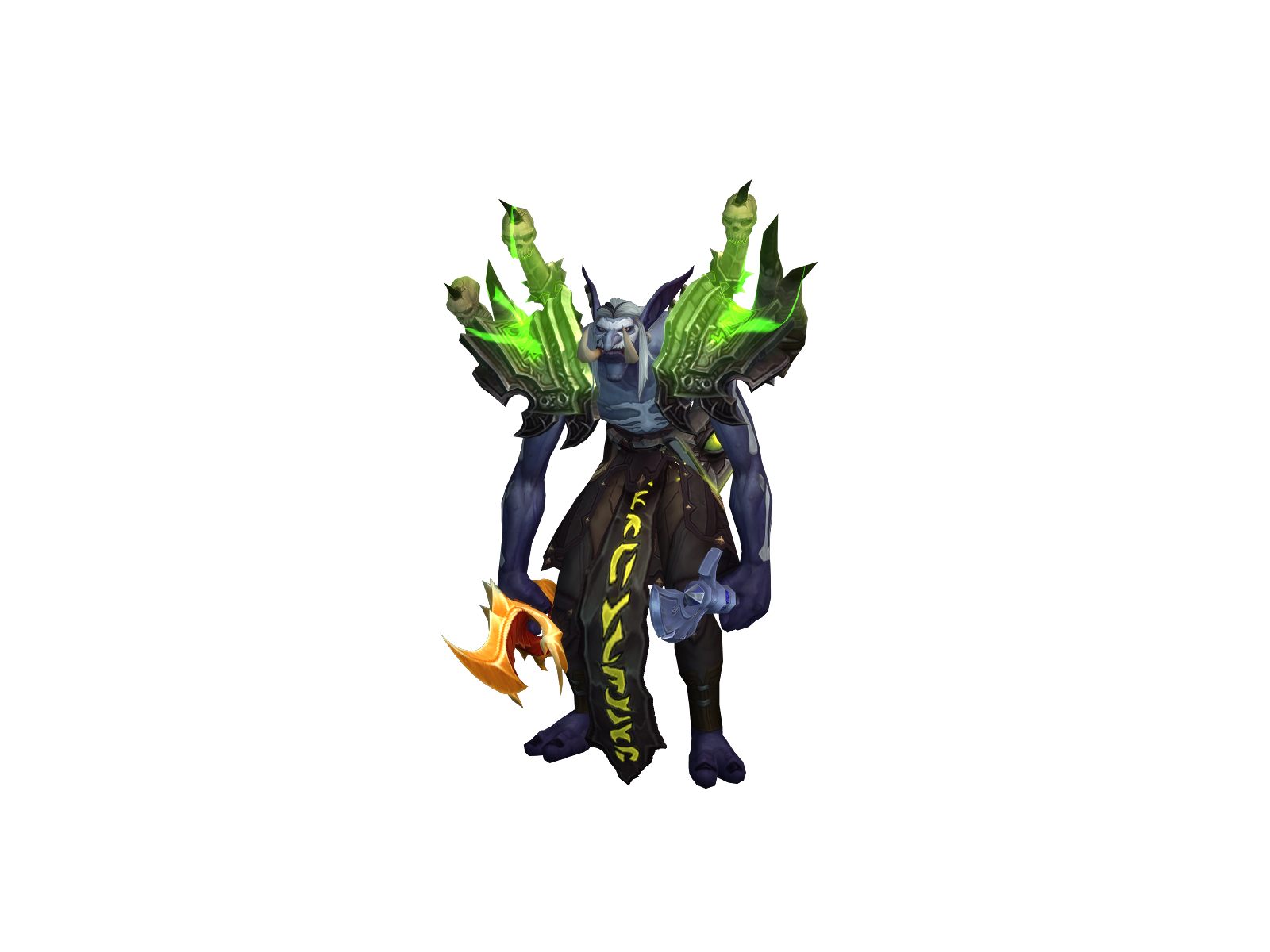 Lamgth 3D character render
