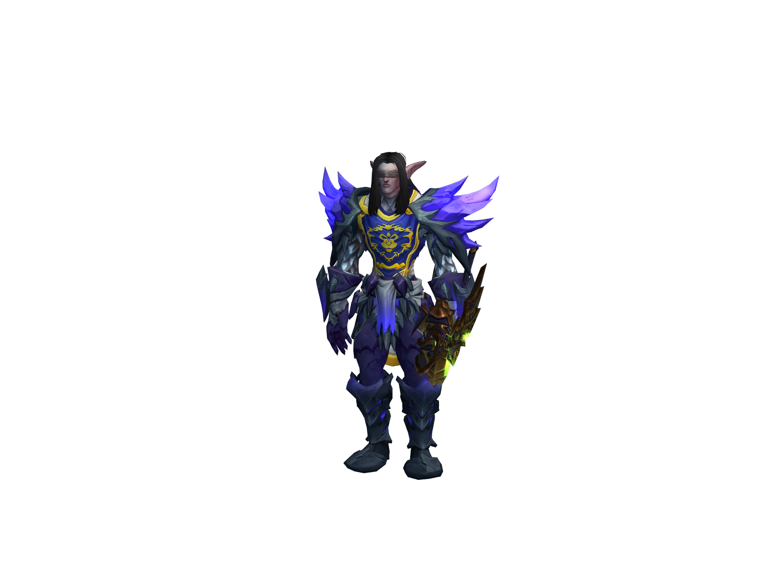 Prachedess 3D character render