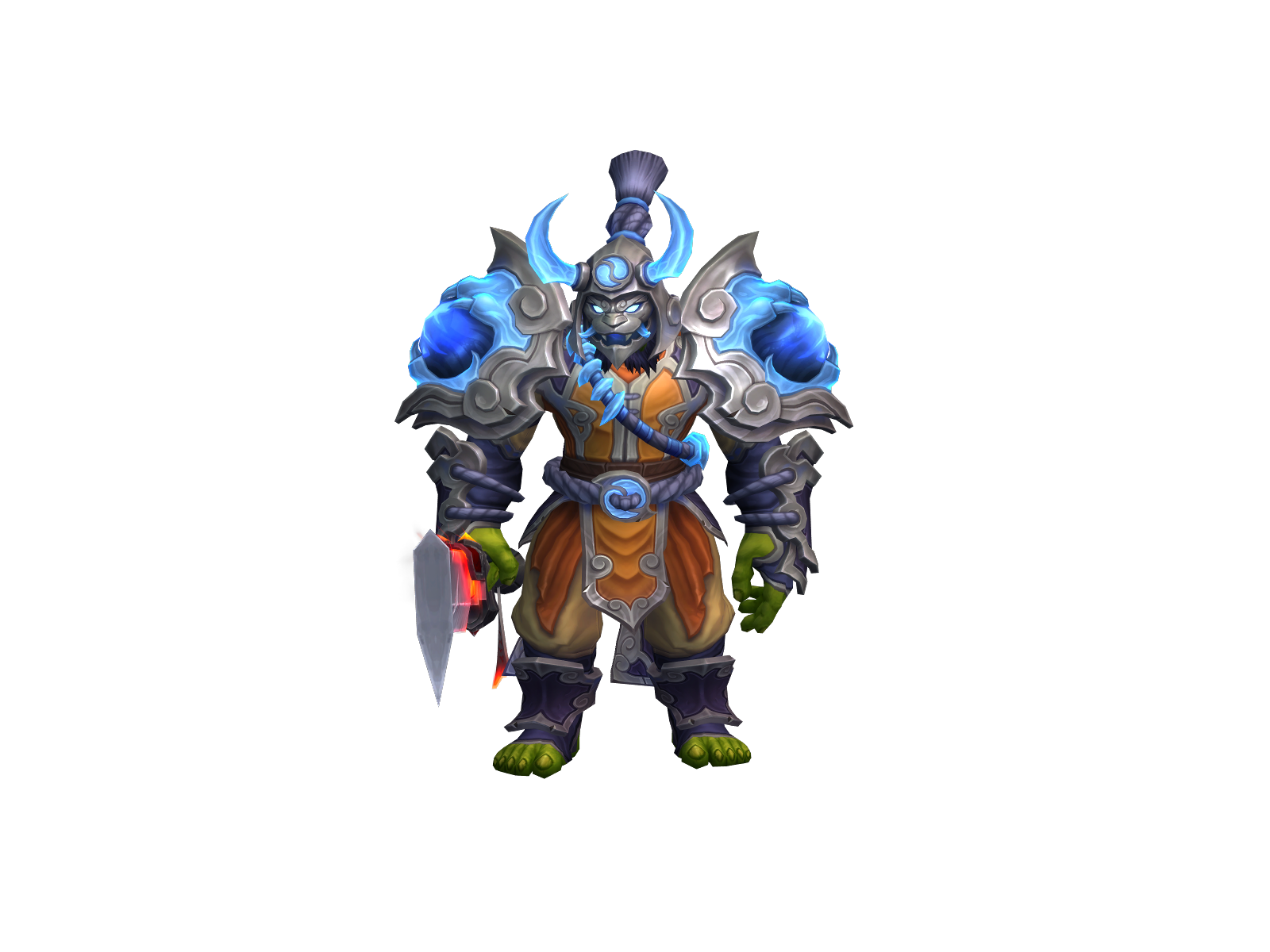Ninrral 3D character render