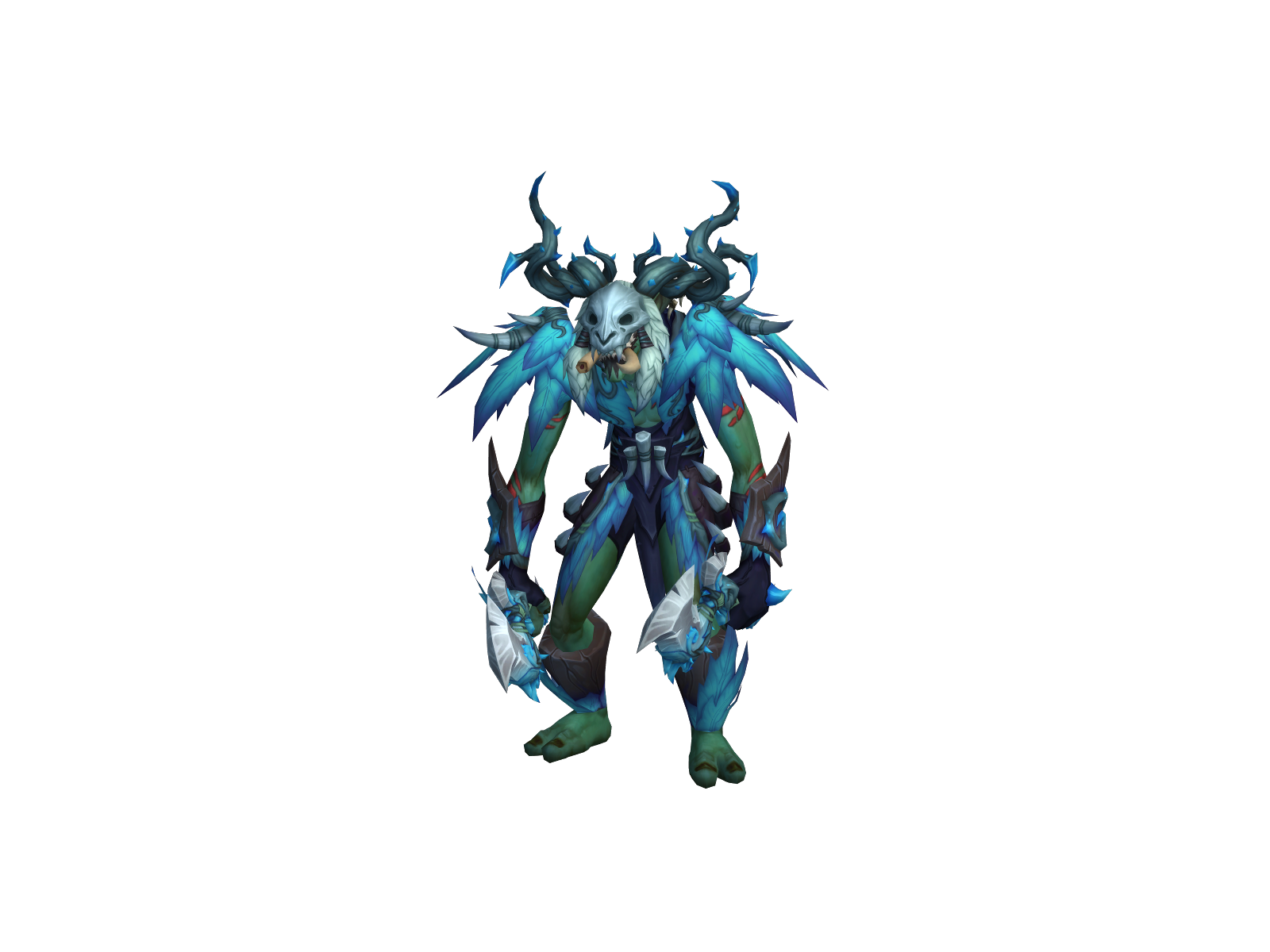 Boneknapper 3D character render
