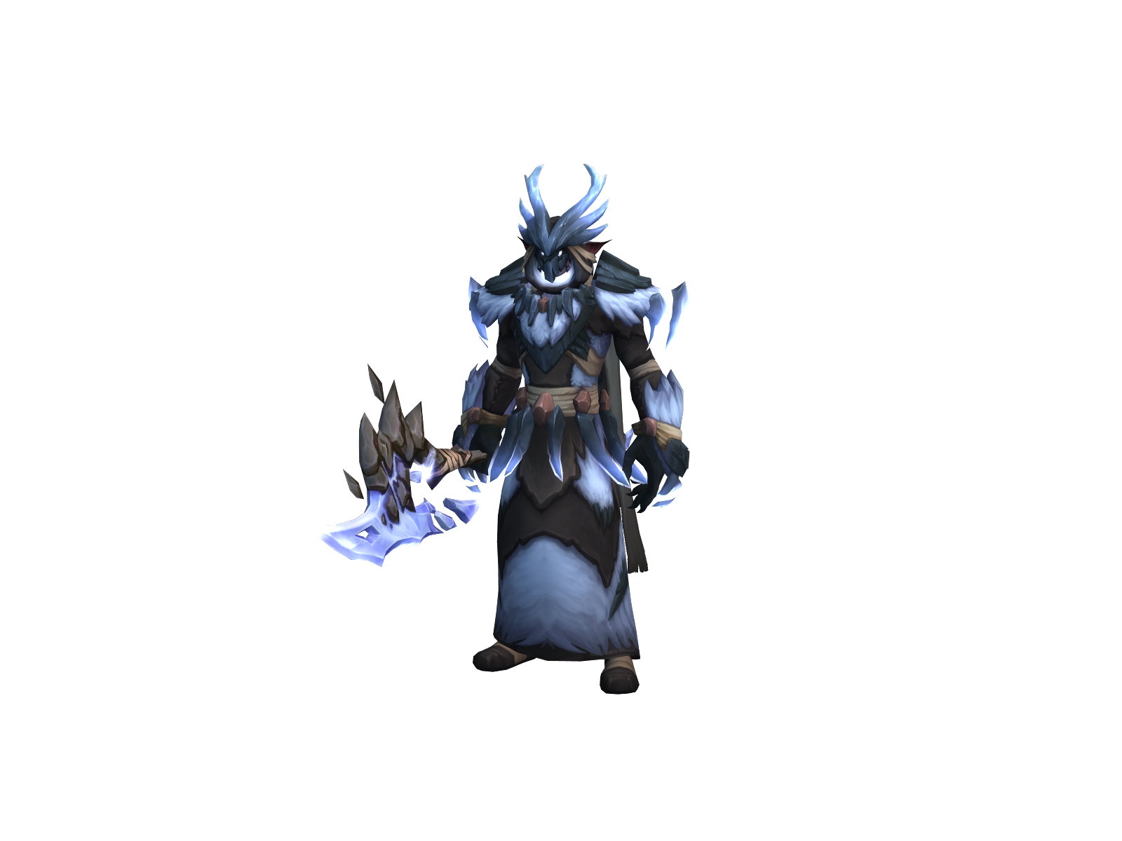 Humates 3D character render