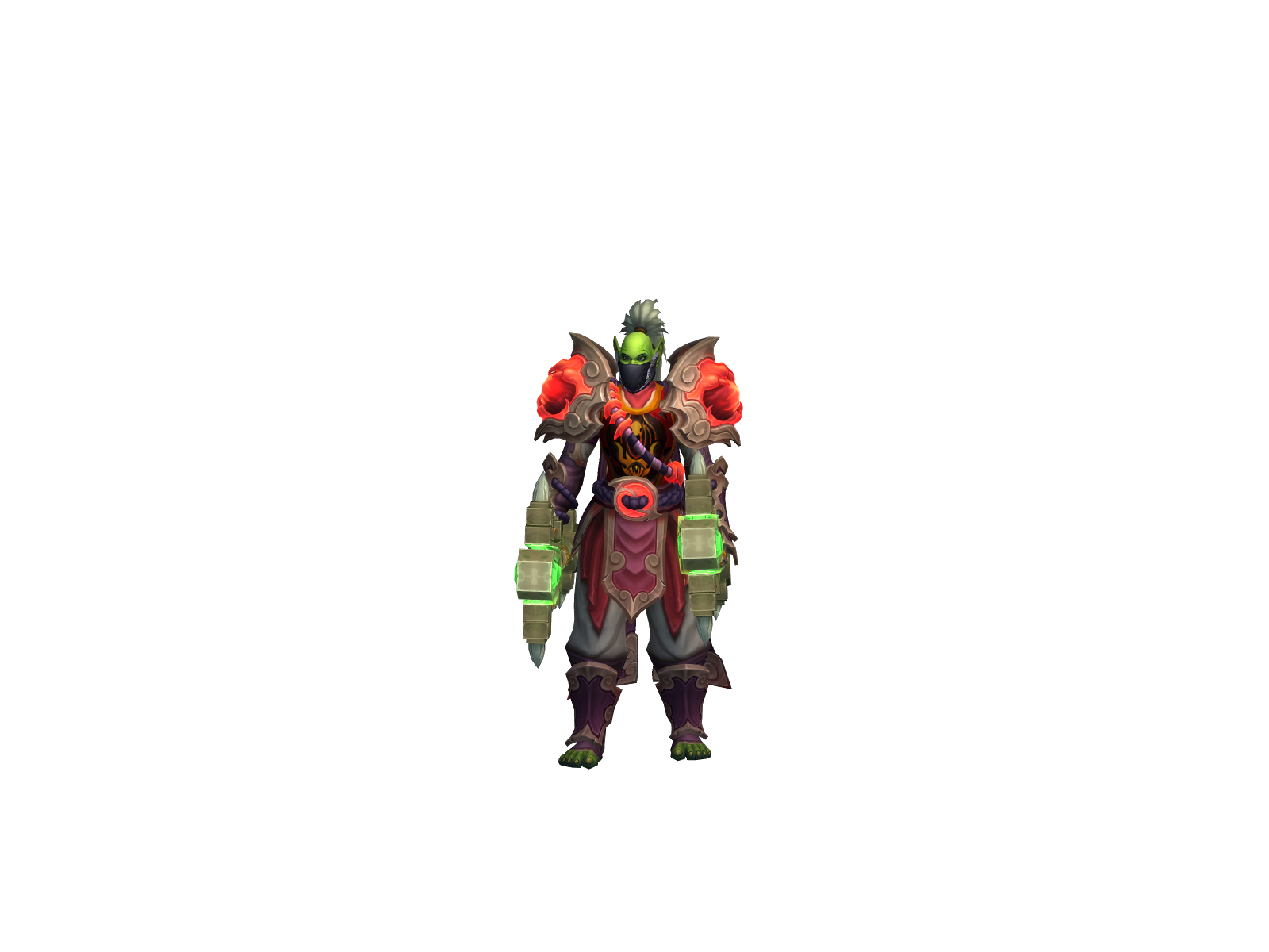 Kxassamonk 3D character render