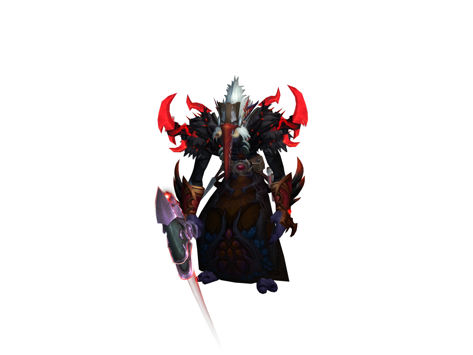 Flocus 3D character render